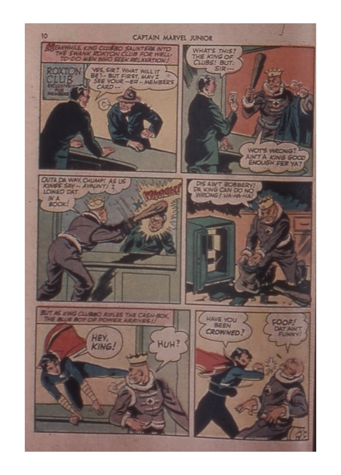 Read online Captain Marvel, Jr. comic -  Issue #7 - 10