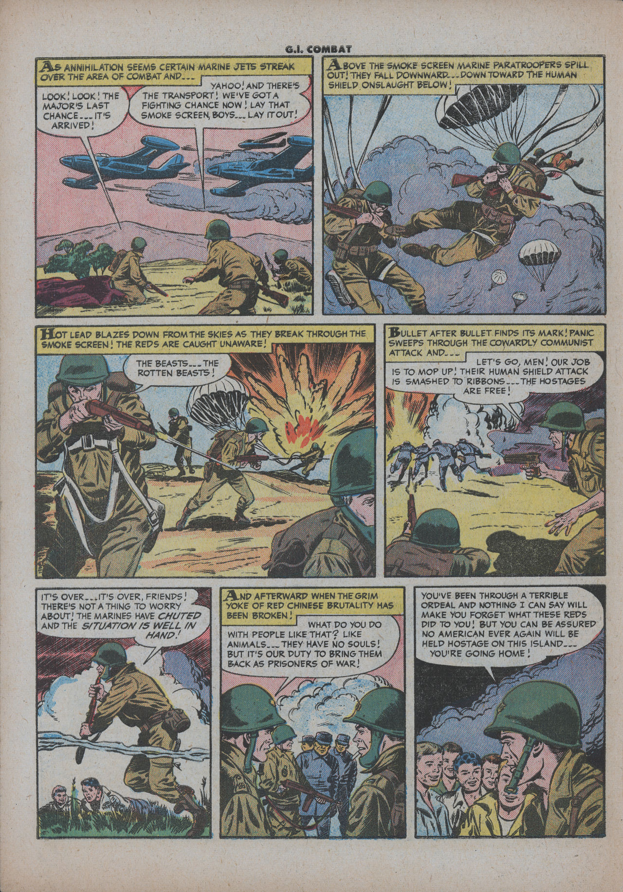 Read online G.I. Combat (1952) comic -  Issue #28 - 32