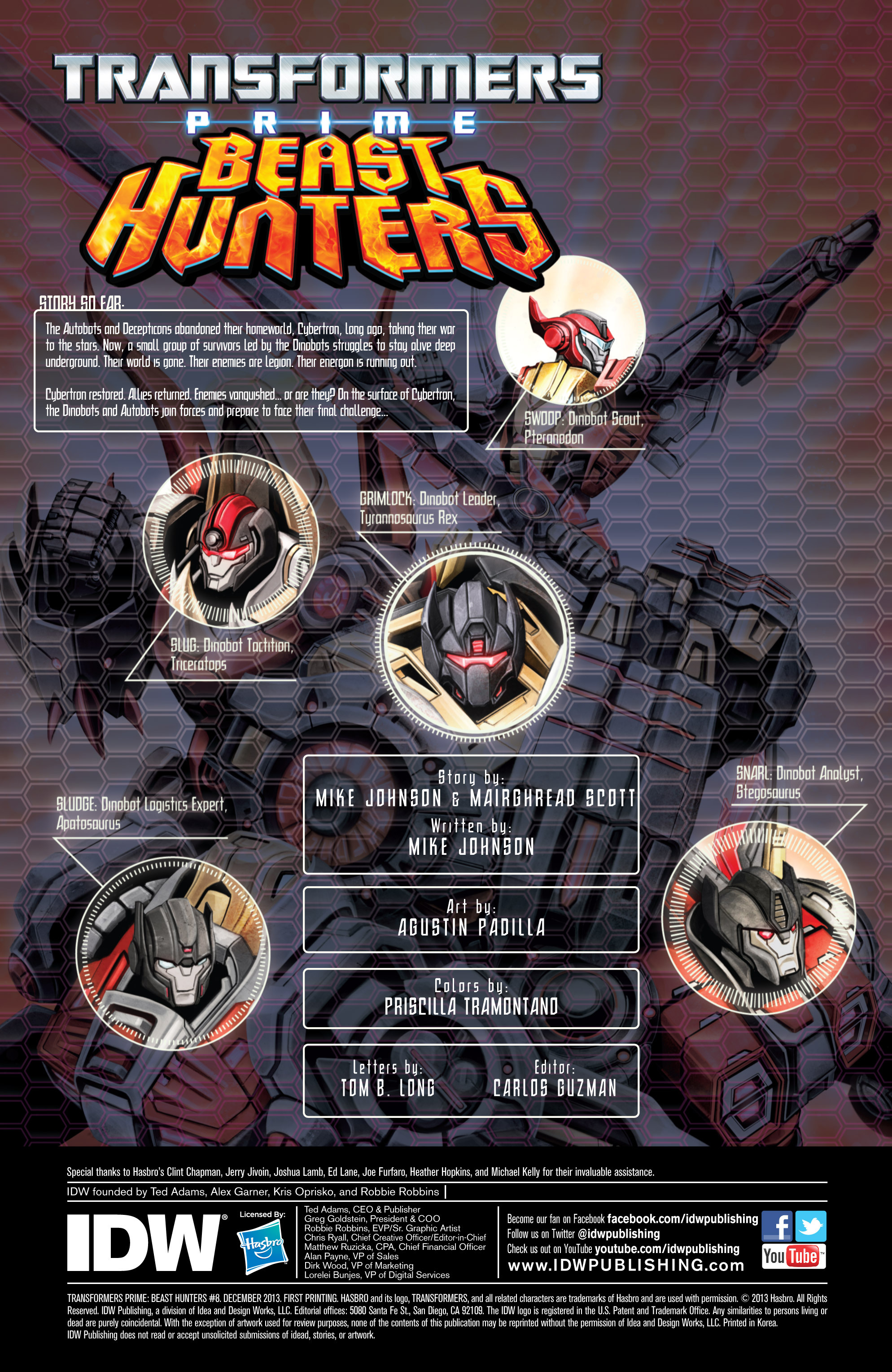 Read online Transformers Prime: Beast Hunters comic -  Issue #8 - 2