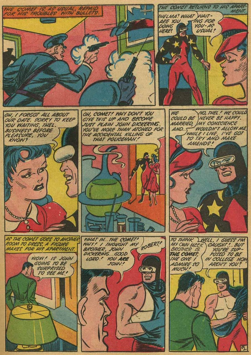 Read online Pep Comics comic -  Issue #17 - 18