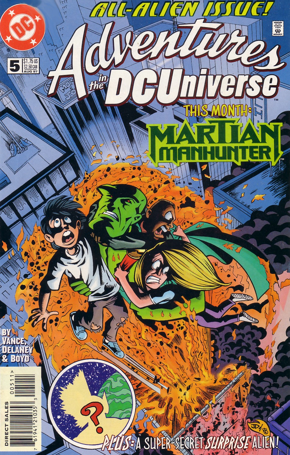 Read online Adventures in the DC Universe comic -  Issue #5 - 1