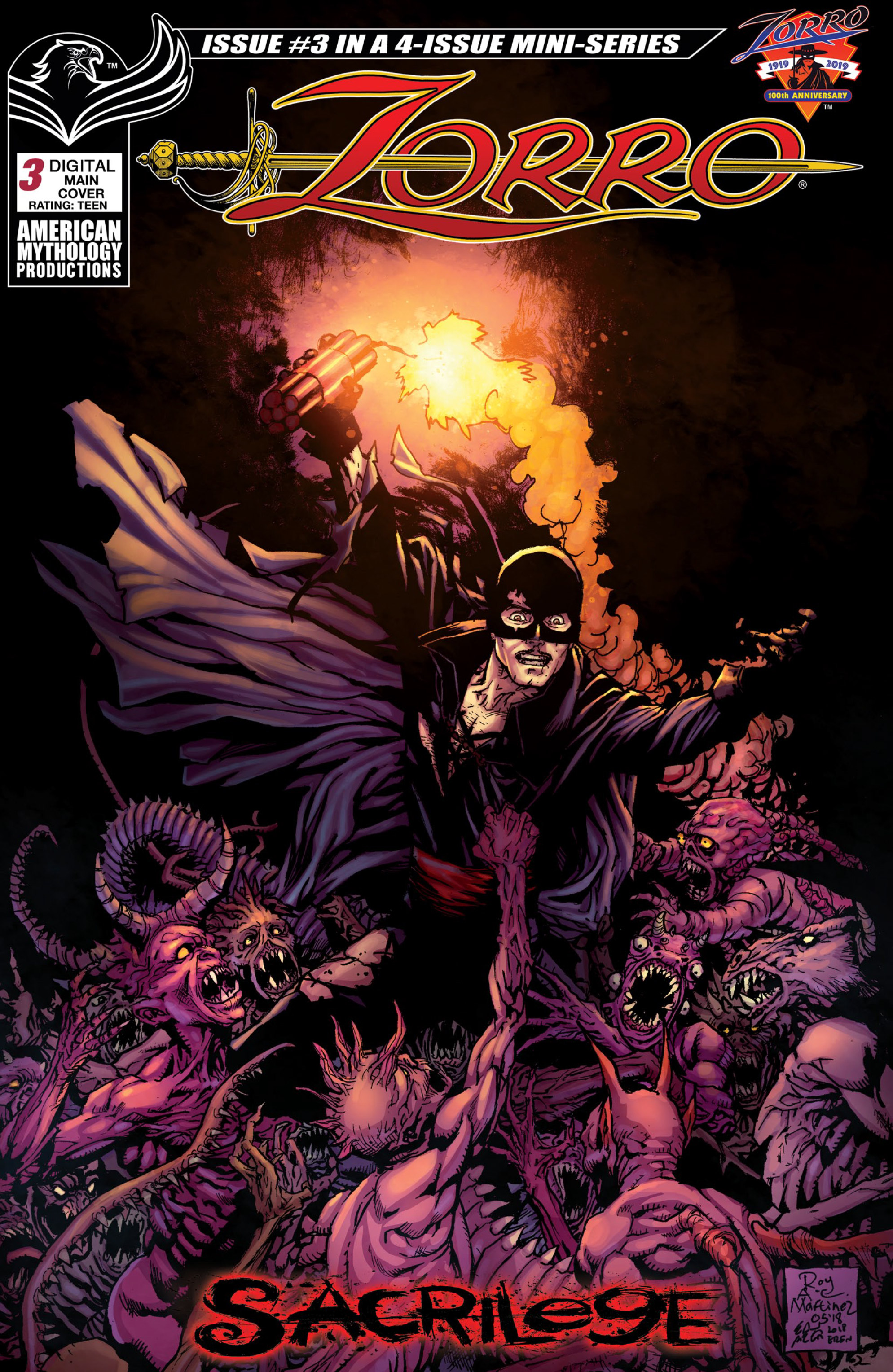 Read online Zorro: Sacrilege comic -  Issue #3 - 1