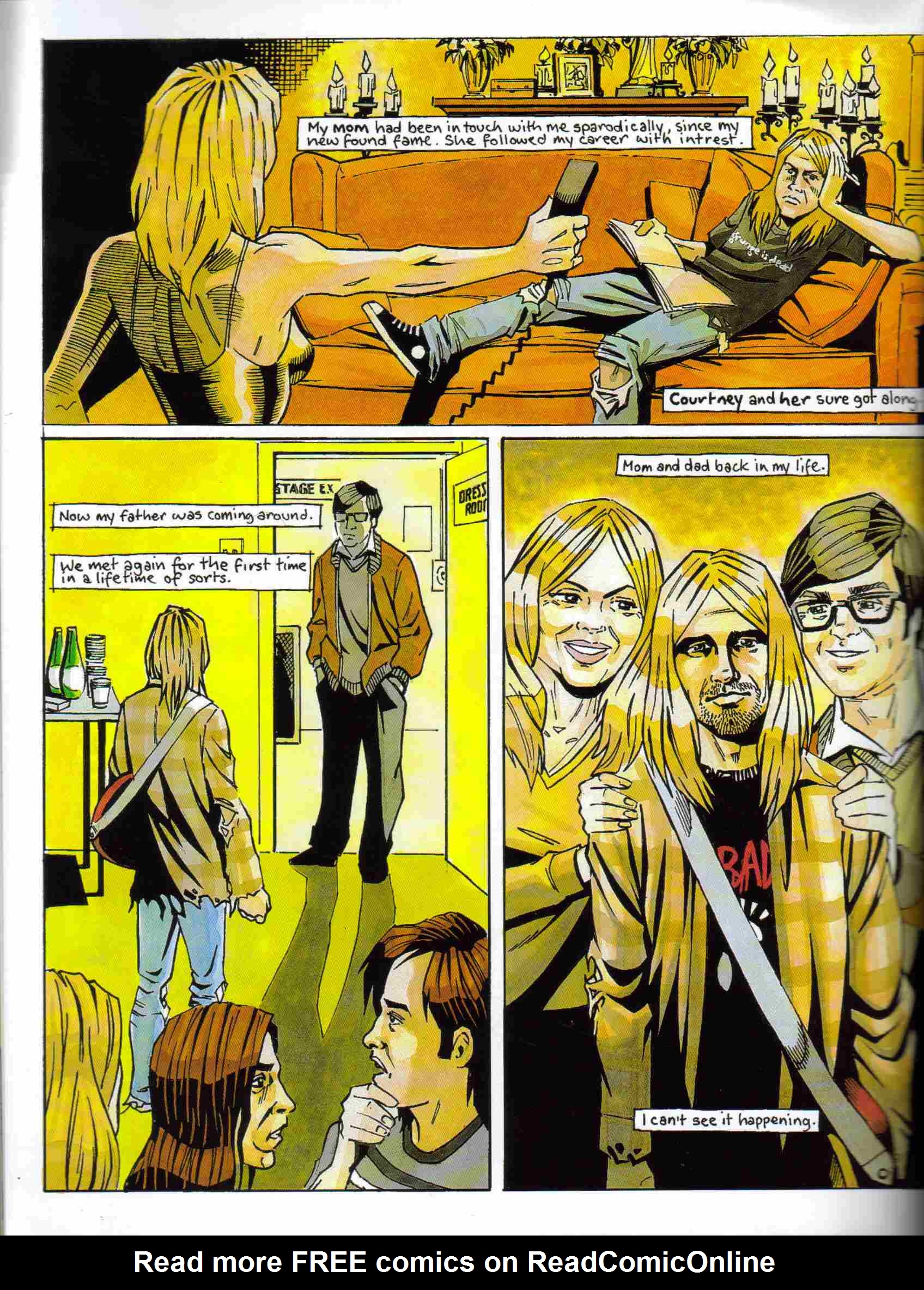 Read online GodSpeed: The Kurt Cobain Graphic comic -  Issue # TPB - 79