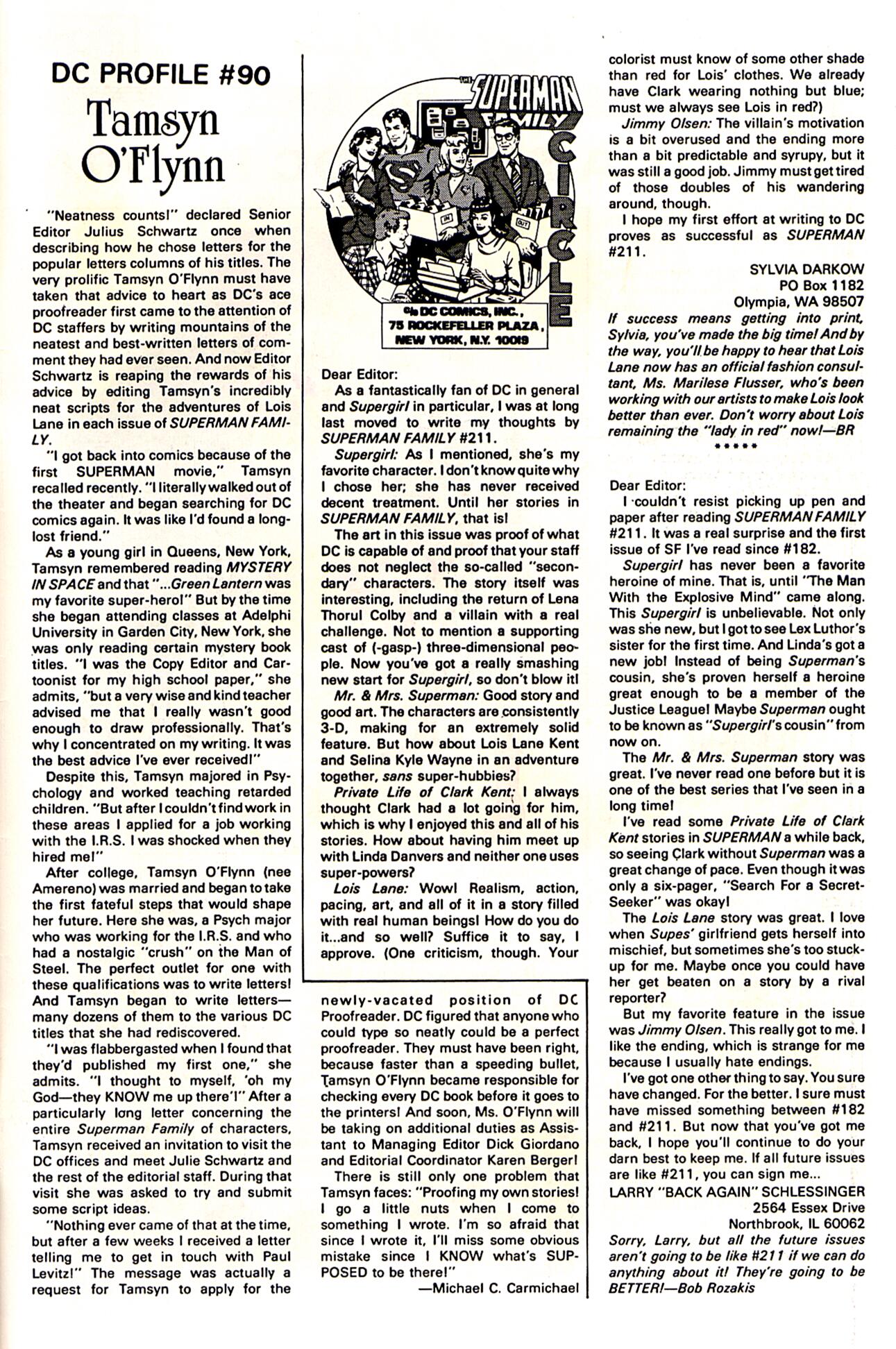 Read online The Superman Family comic -  Issue #216 - 51