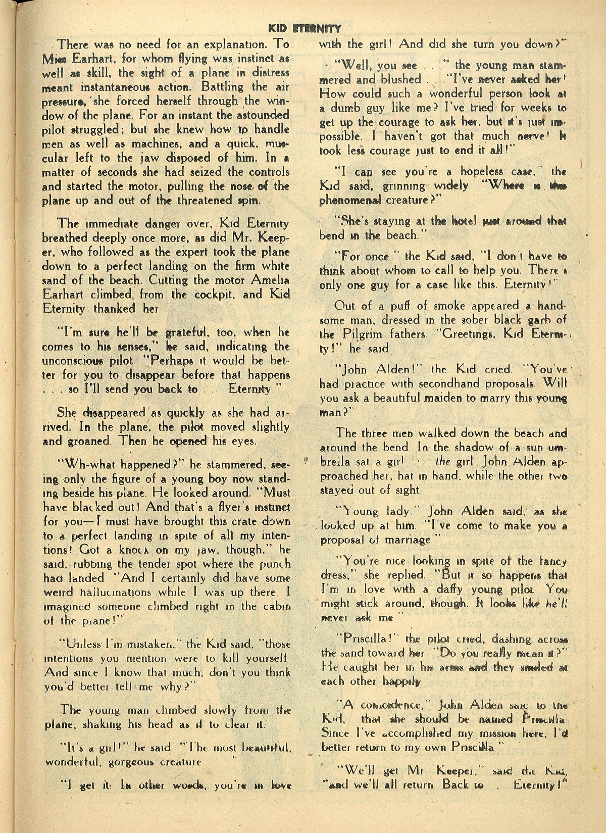 Read online Kid Eternity (1946) comic -  Issue #12 - 35