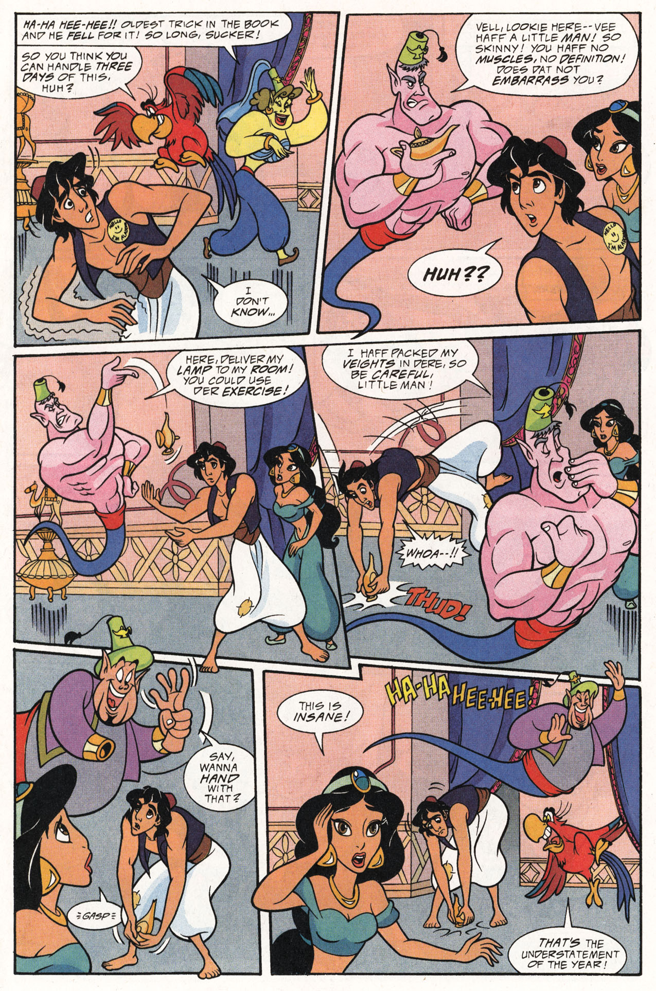 Read online Disney's Aladdin comic -  Issue #7 - 14
