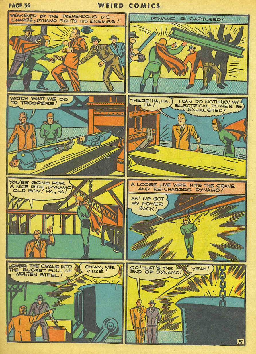 Read online Weird Comics comic -  Issue #10 - 52