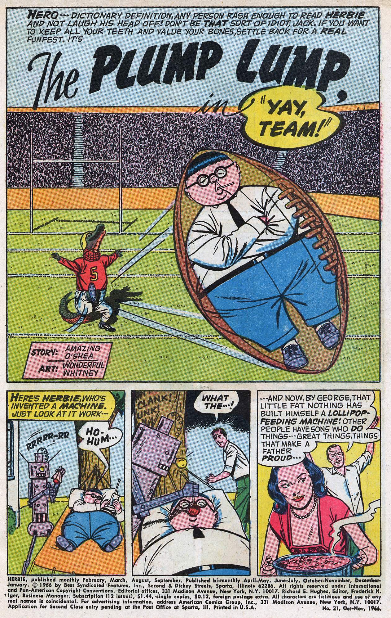 Read online Herbie comic -  Issue #21 - 2