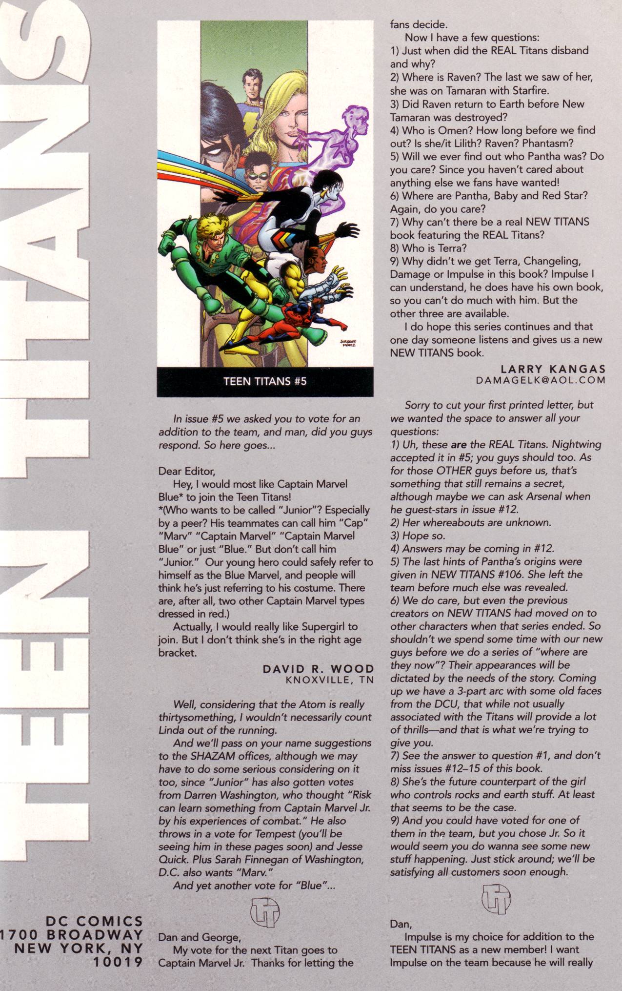 Read online Teen Titans (1996) comic -  Issue #8 - 24