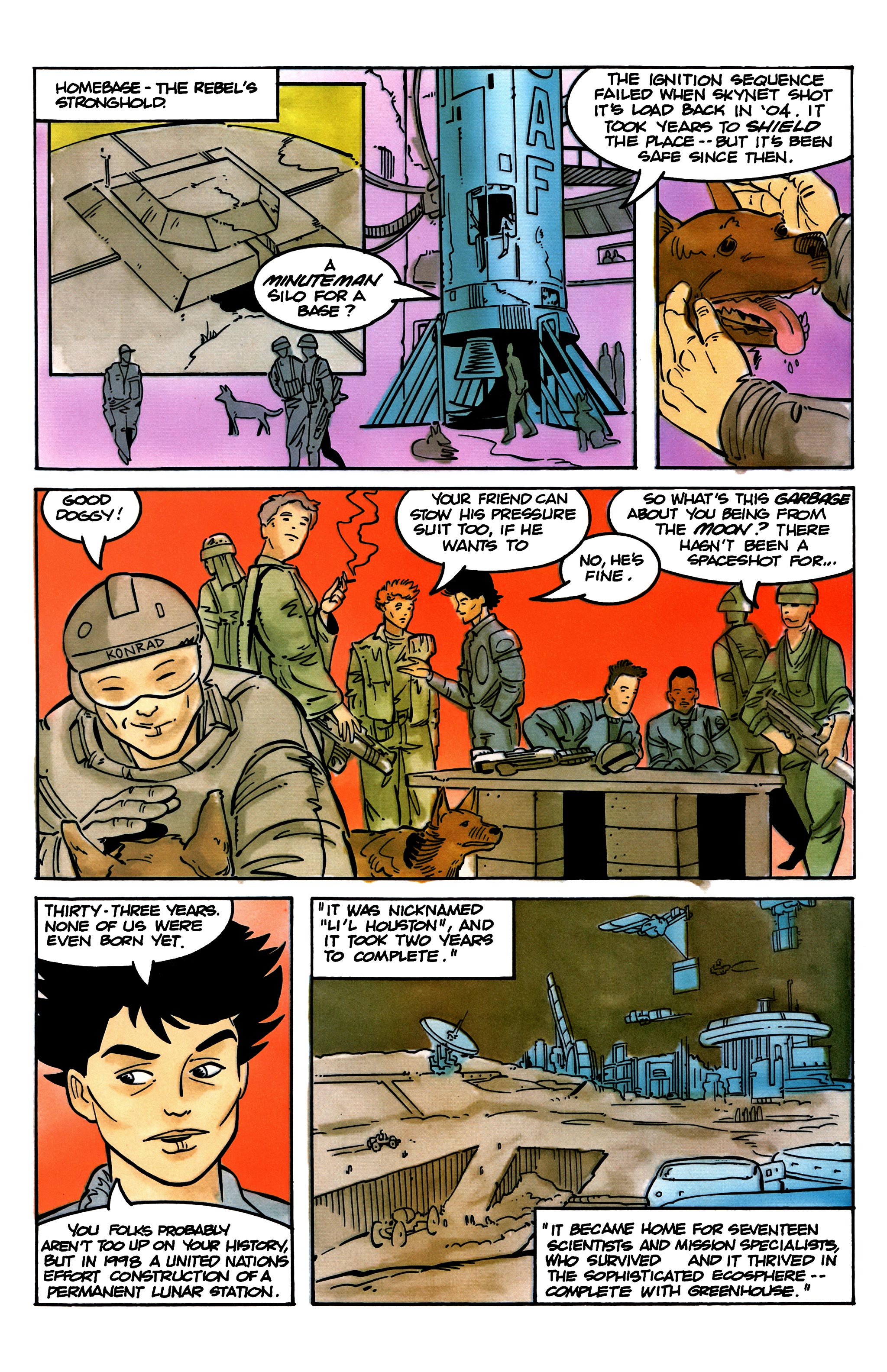 Read online The Terminator (1988) comic -  Issue #1 - 21