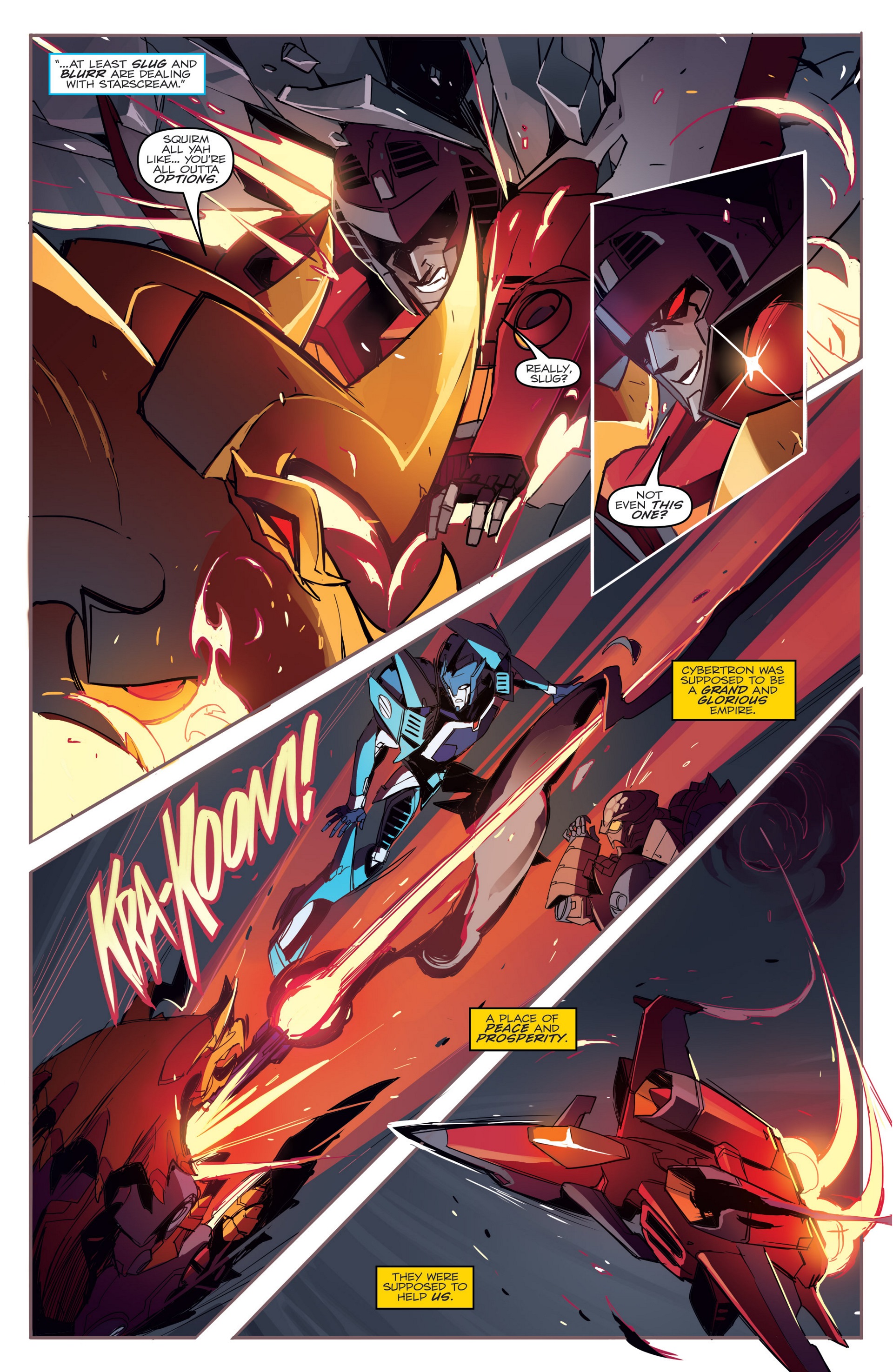 Read online The Transformers: Windblade (2014) comic -  Issue #4 - 6