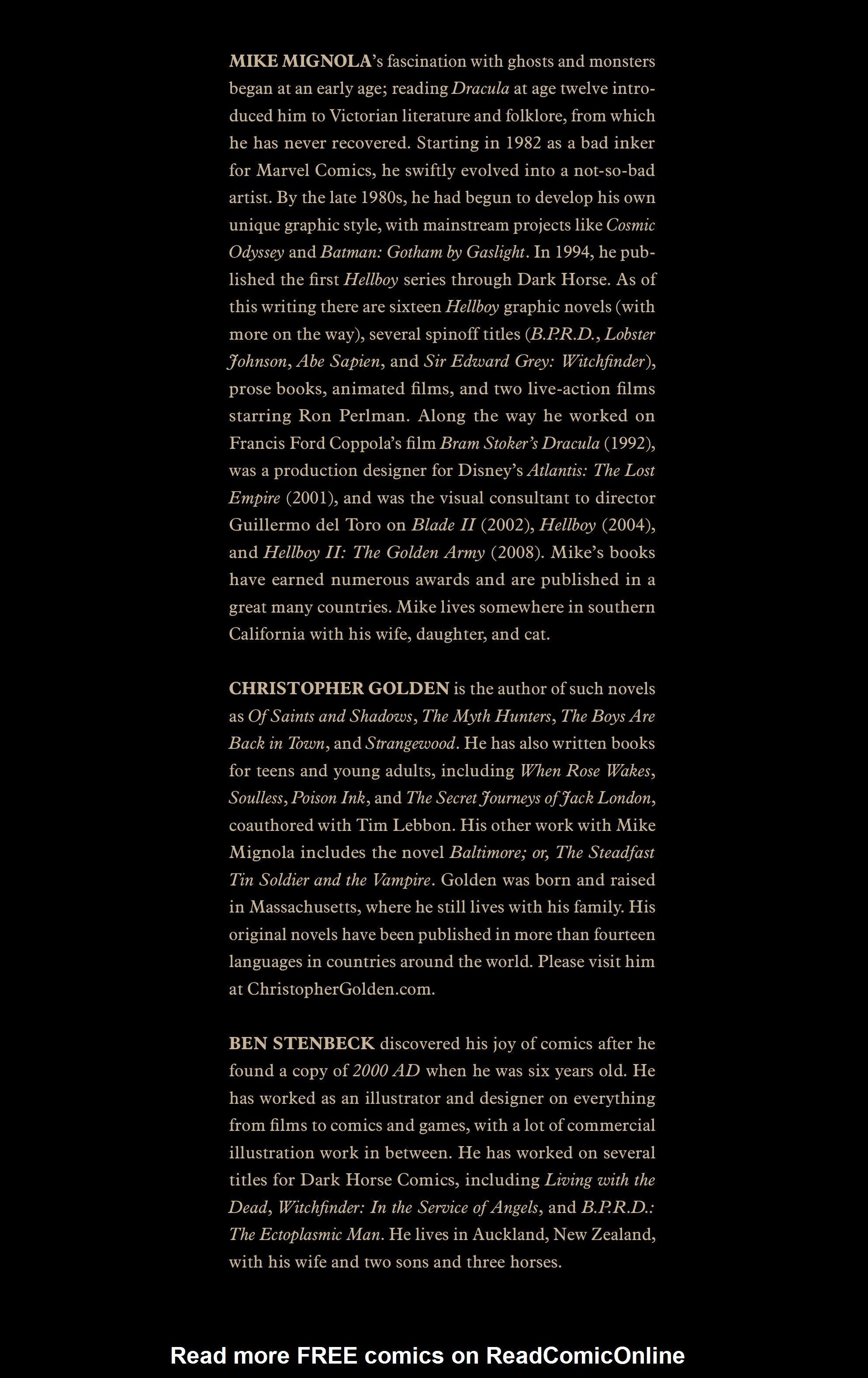 Read online Baltimore Volume 3: A Passing Stranger and Other Stories comic -  Issue # Full - 153