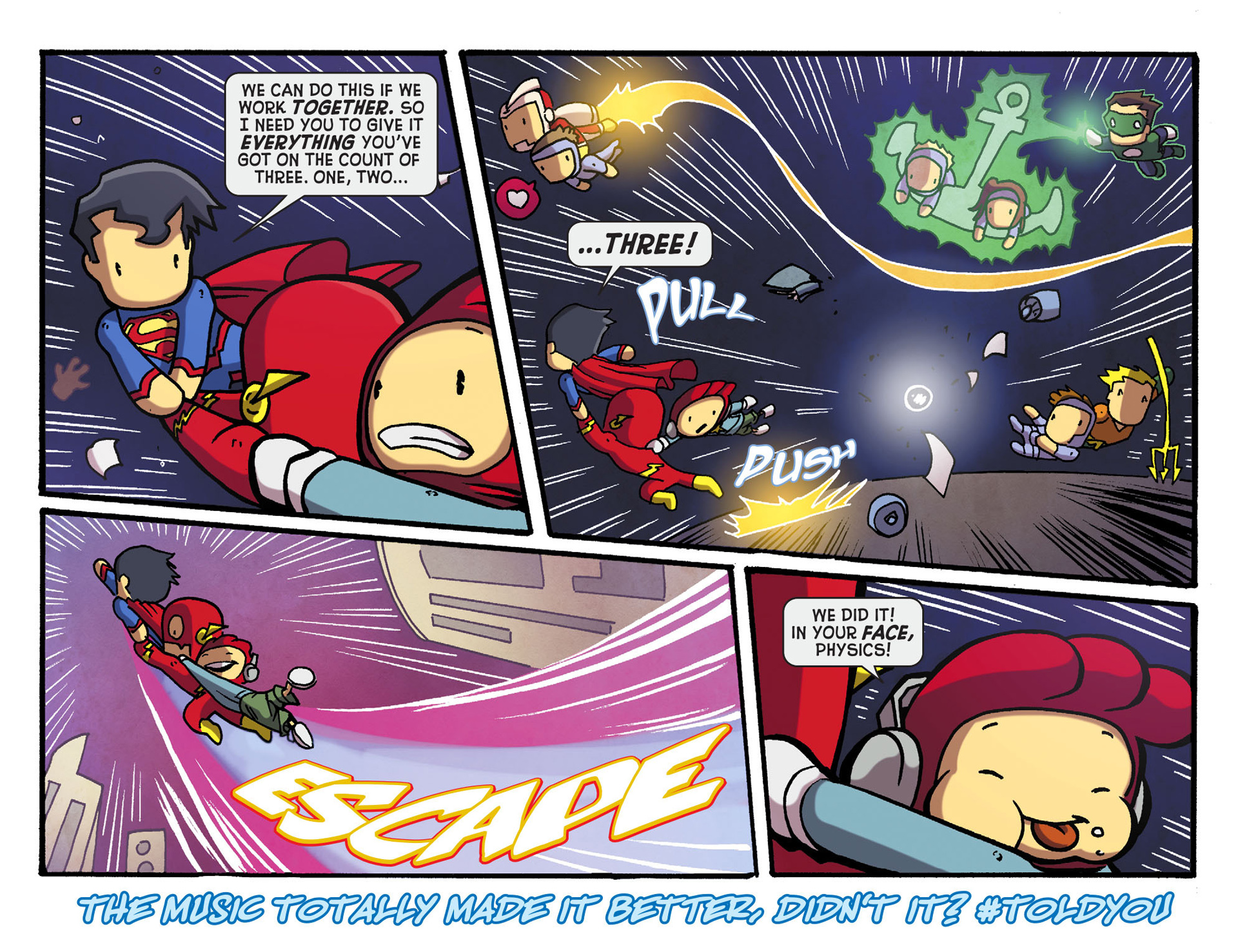 Read online Scribblenauts Unmasked: A Crisis of Imagination comic -  Issue #9 - 8