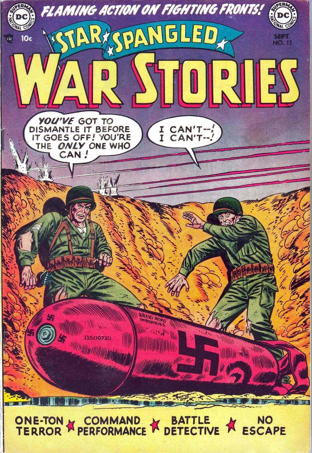 Read online Star Spangled War Stories (1952) comic -  Issue #13 - 1