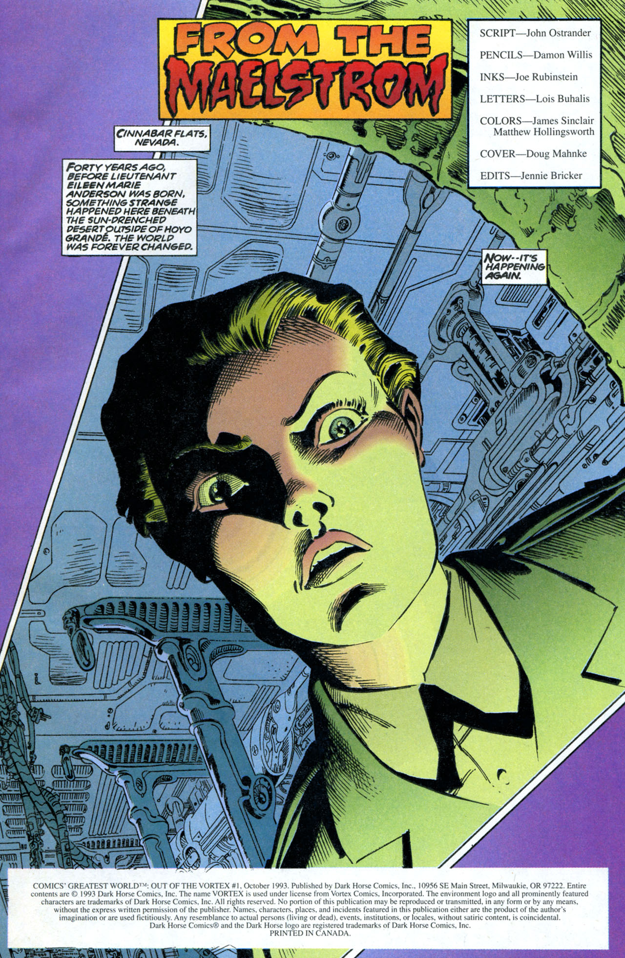 Read online Out of the Vortex comic -  Issue #1 - 2