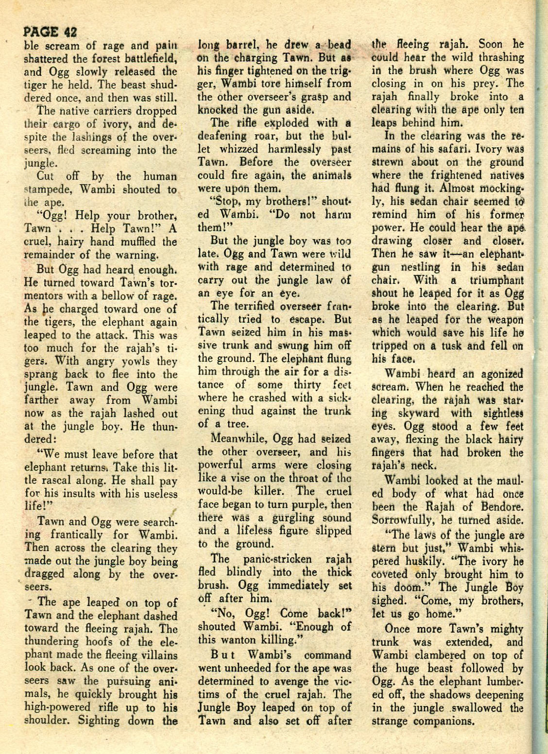 Read online Wambi Jungle Boy comic -  Issue #3 - 44