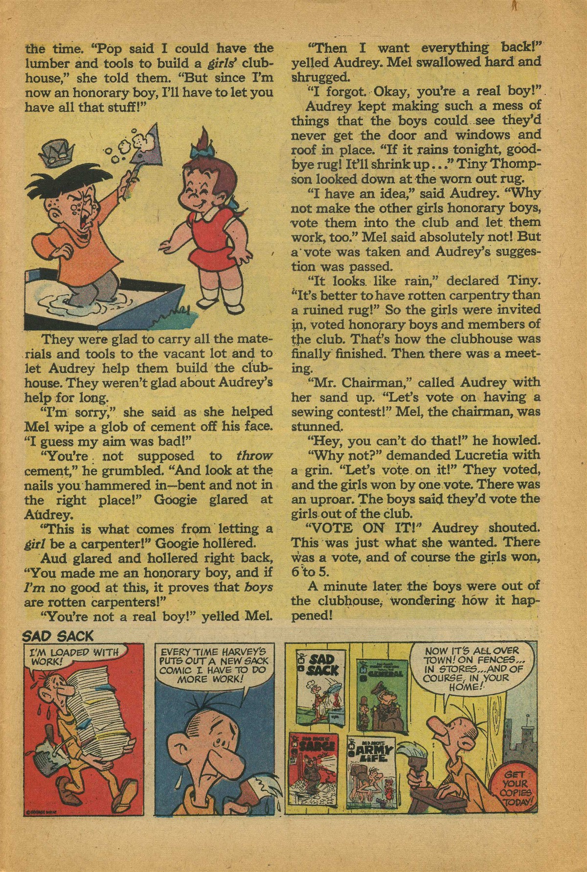 Read online Little Audrey And Melvin comic -  Issue #25 - 27
