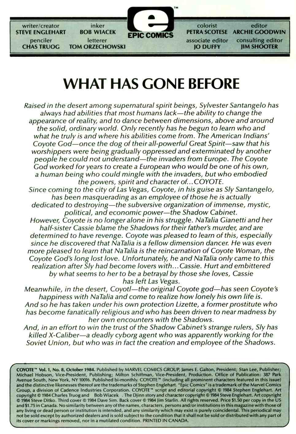 Read online Coyote comic -  Issue #8 - 2