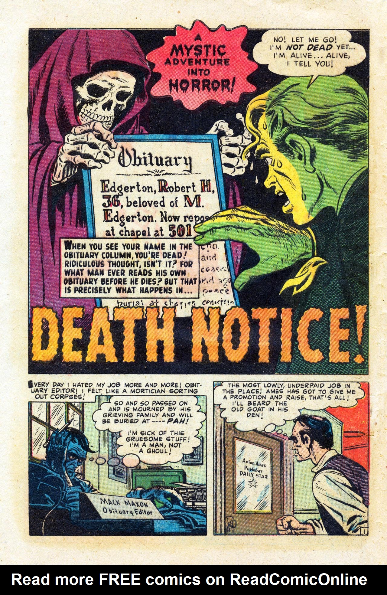 Read online Mystic (1951) comic -  Issue #10 - 10