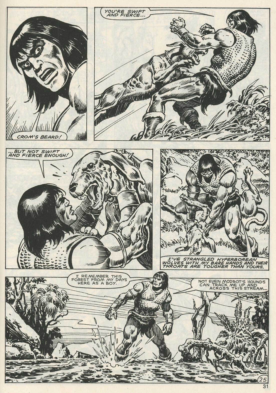 Read online The Savage Sword Of Conan comic -  Issue #119 - 30