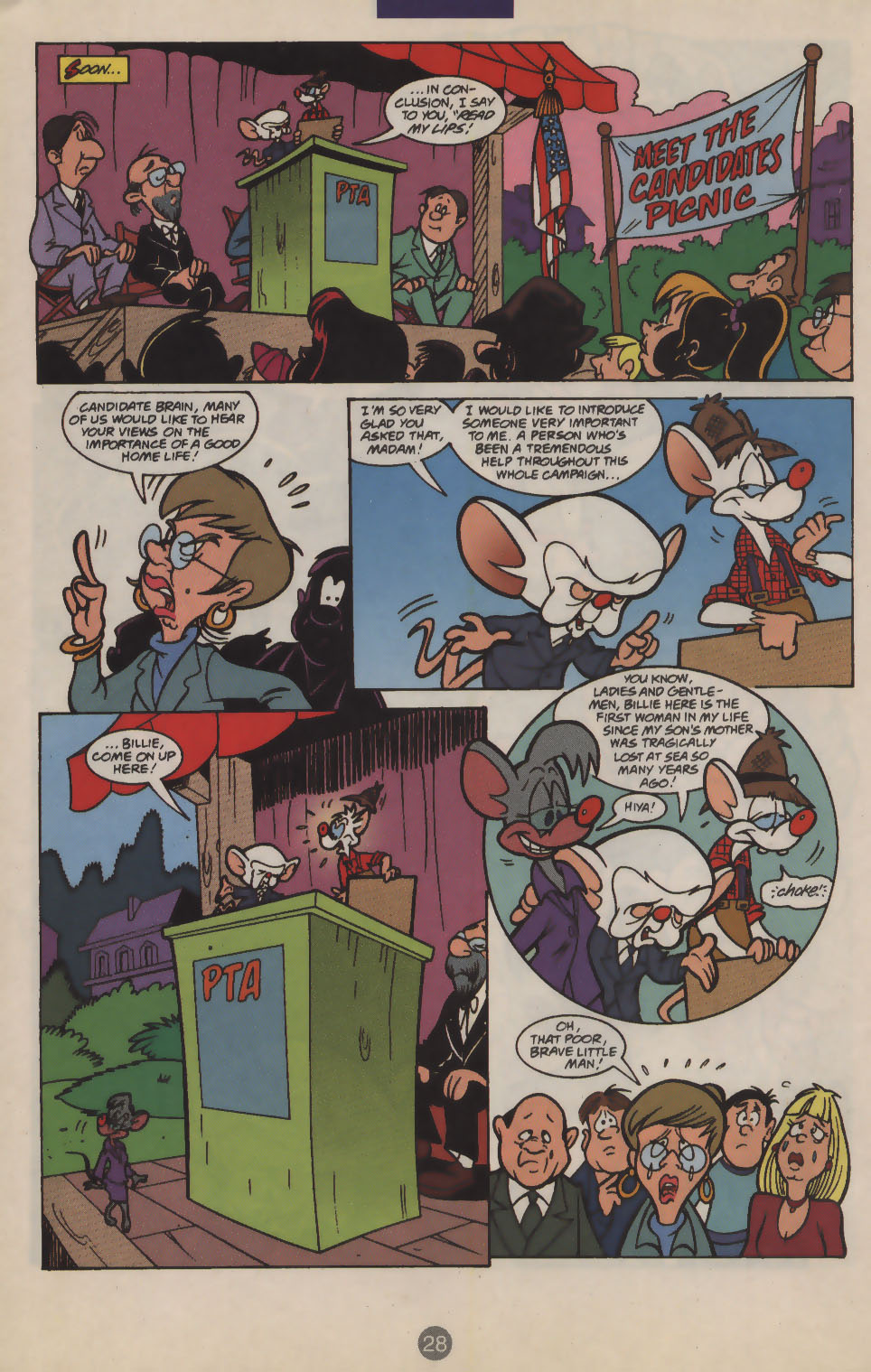 Read online Pinky and The Brain comic -  Issue #21 - 21