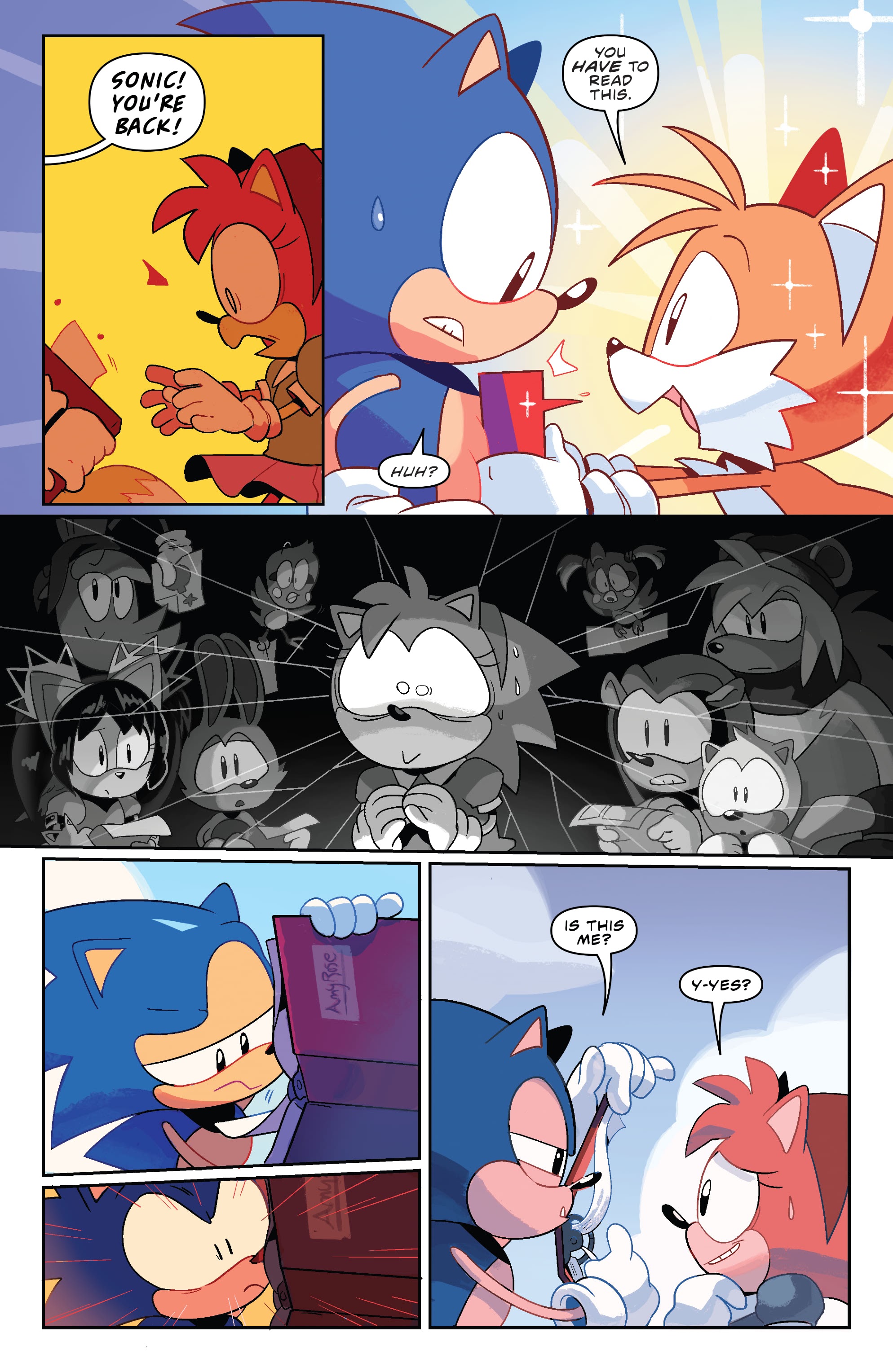 Read online Free Comic Book Day 2021 comic -  Issue # Sonic the Hedgehog 30th Anniversary Special - 10