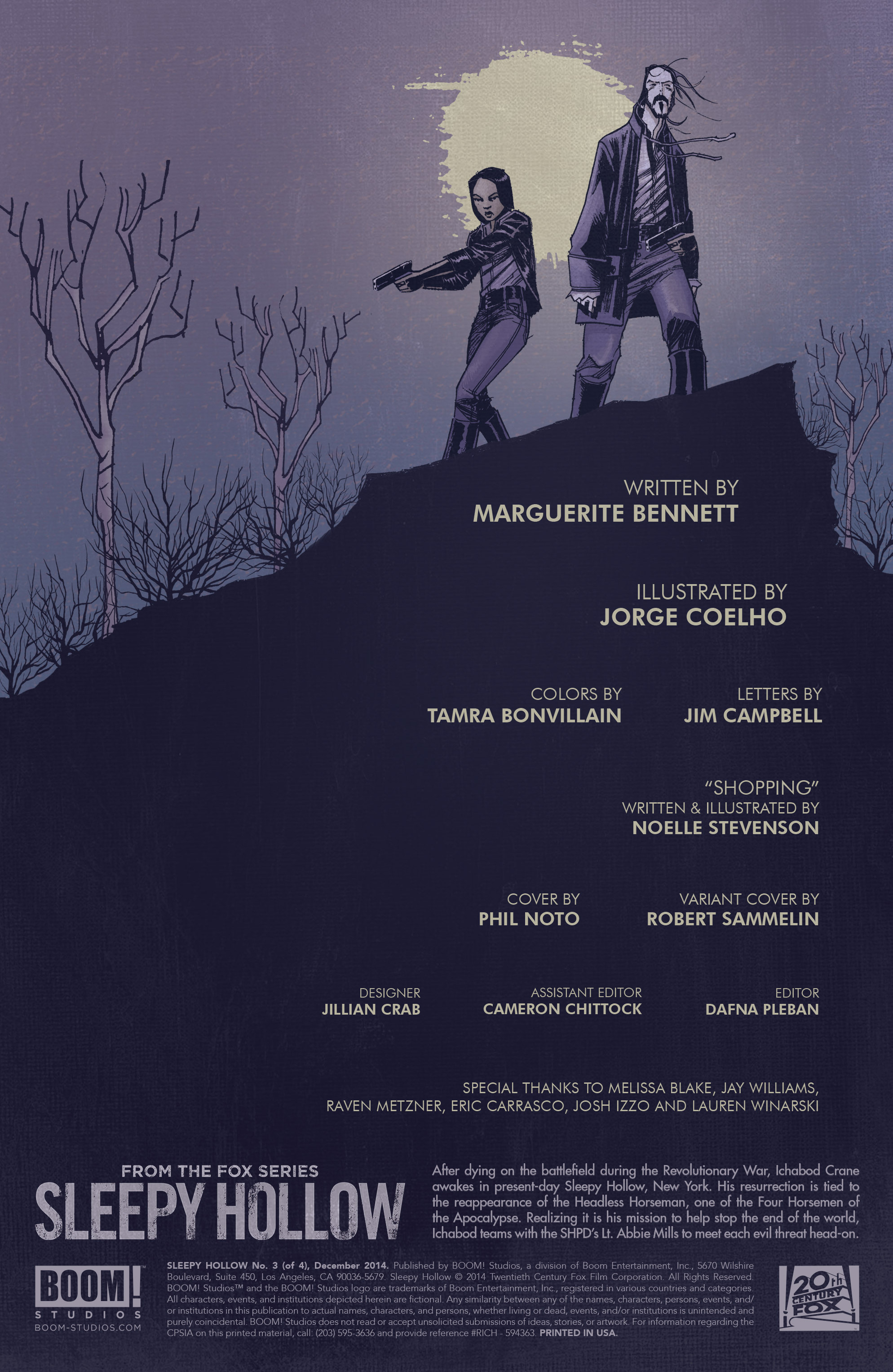 Read online Sleepy Hollow (2014) comic -  Issue #3 - 2
