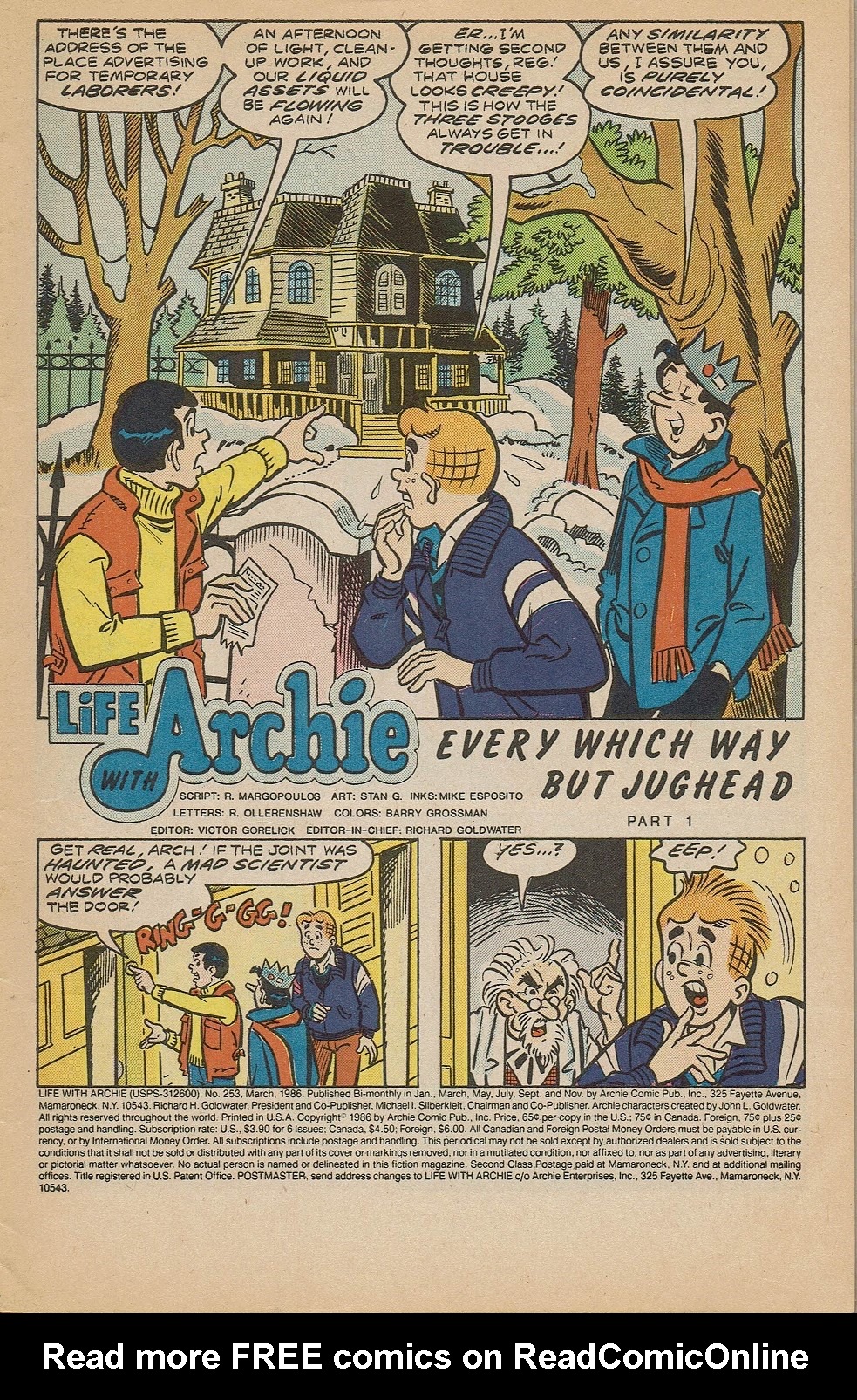 Read online Life With Archie (1958) comic -  Issue #253 - 3