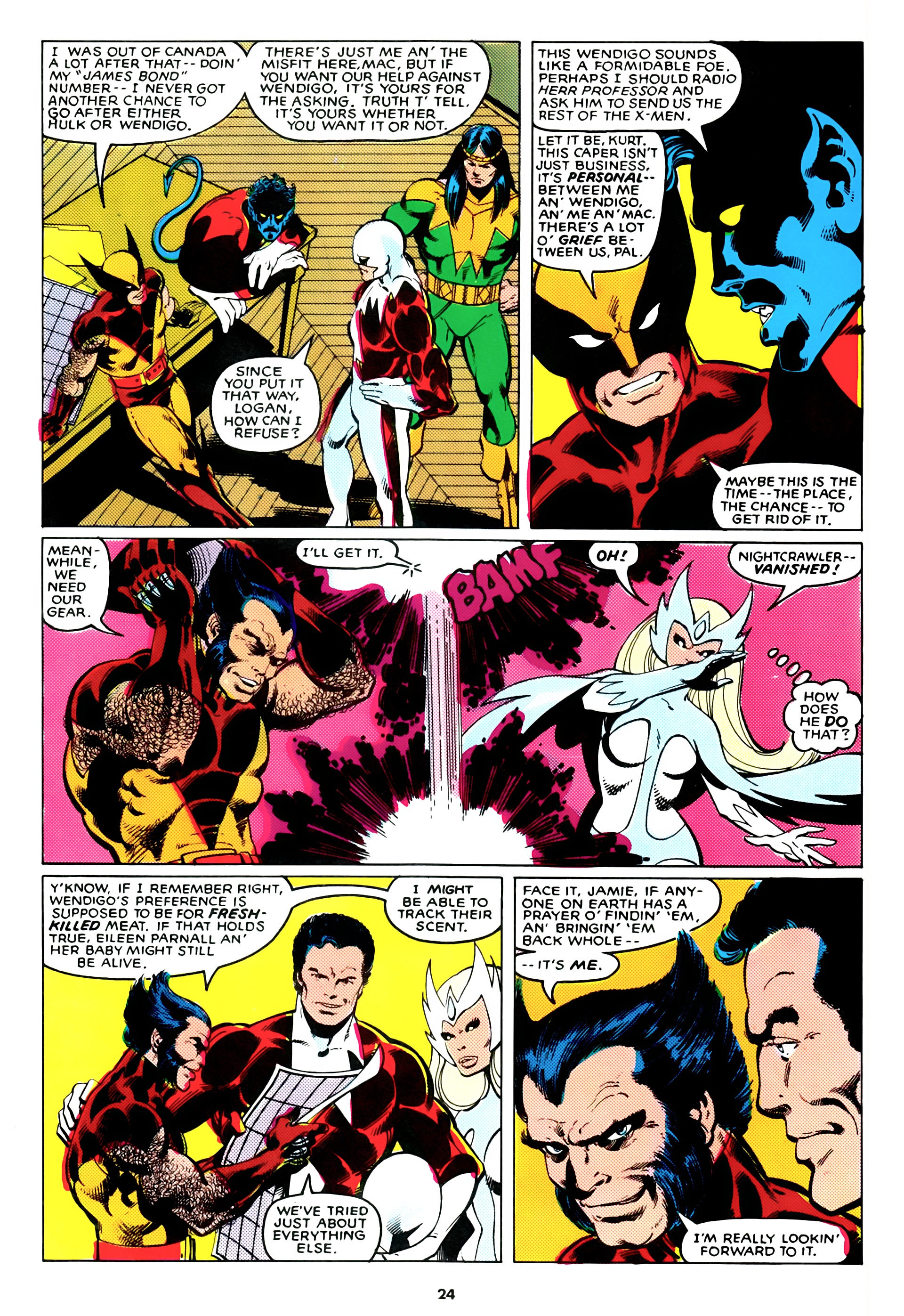 Read online X-Men Annual UK comic -  Issue #1992 - 22