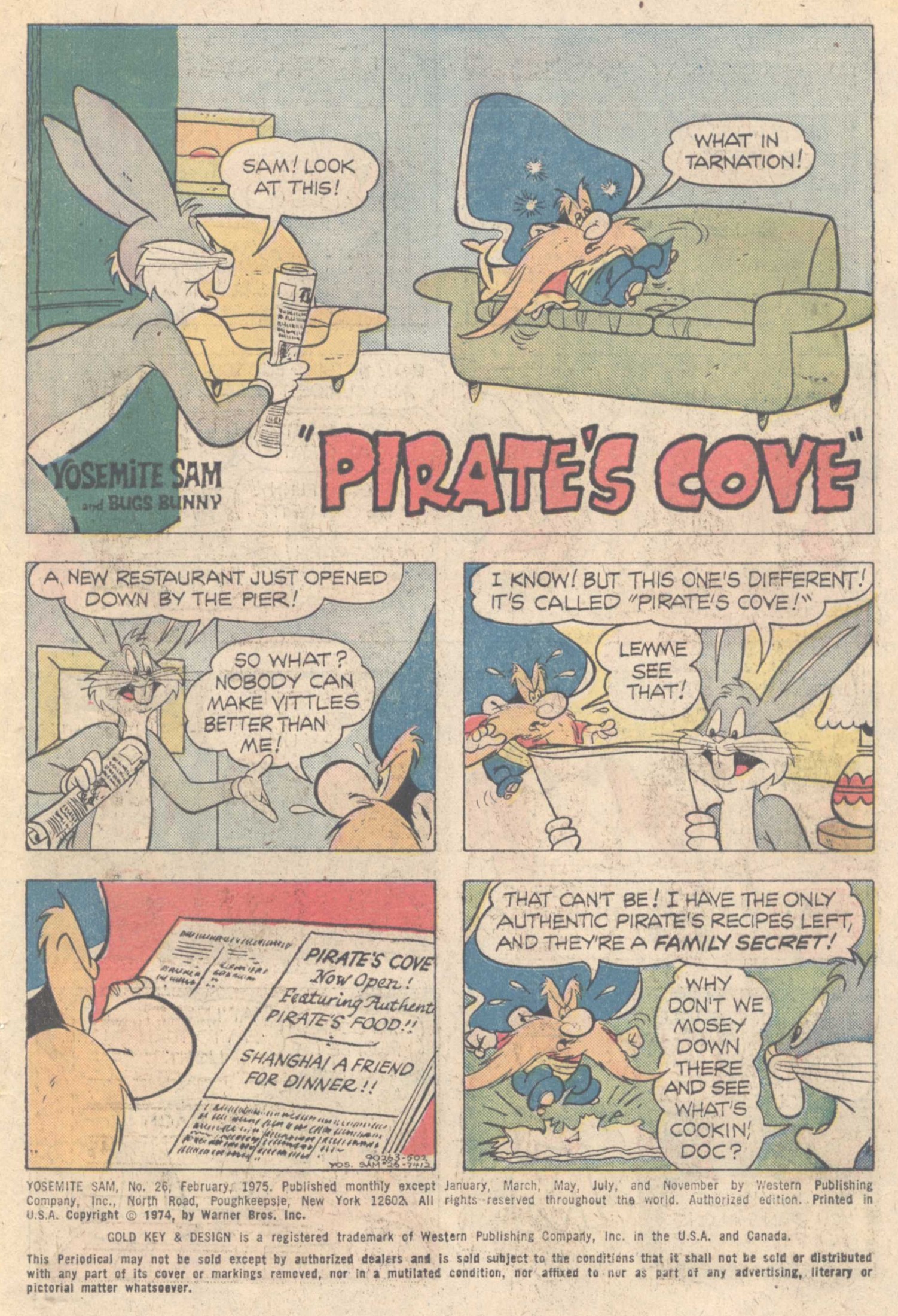 Read online Yosemite Sam and Bugs Bunny comic -  Issue #26 - 3
