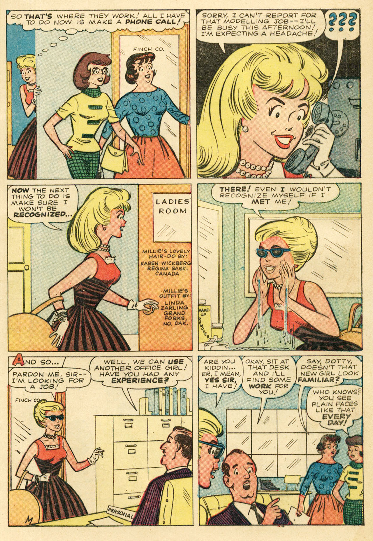 Read online Millie the Model comic -  Issue #105 - 5