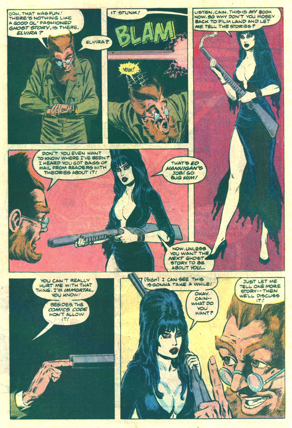 Read online Elvira's House of Mystery comic -  Issue #10 - 13