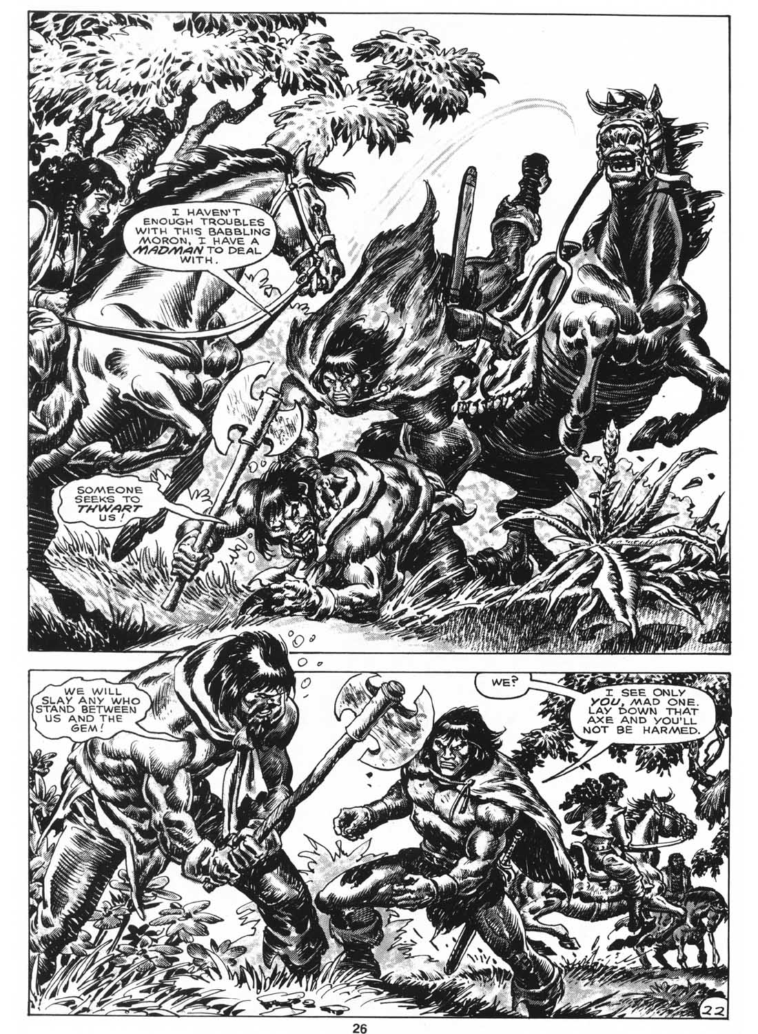 Read online The Savage Sword Of Conan comic -  Issue #158 - 28