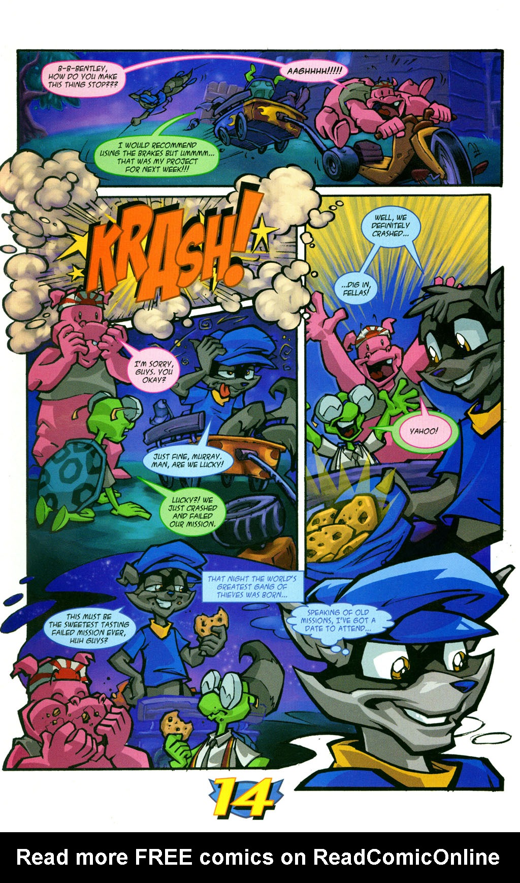 Read online The Adventures of Sly Cooper comic -  Issue #1 - 16
