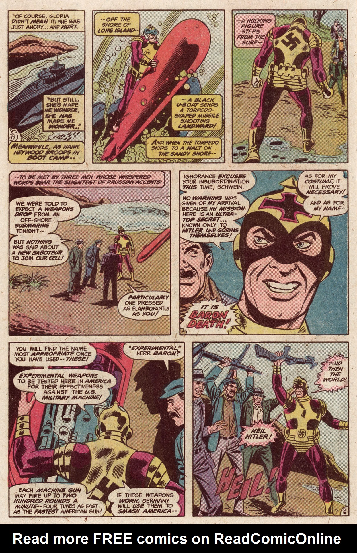 Read online Steel, The Indestructible Man comic -  Issue #1 - 10