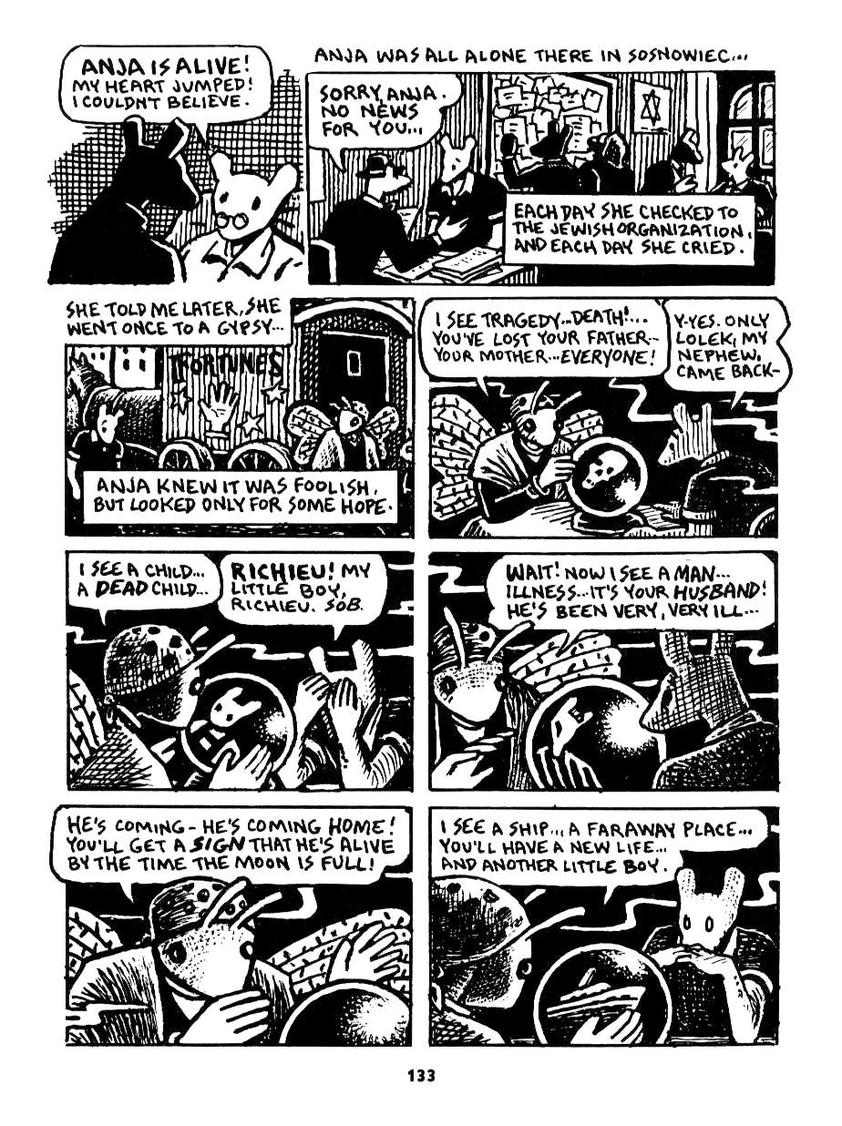 Read online Maus: A Survivor's Tale comic -  Issue # TPB 2 - 127