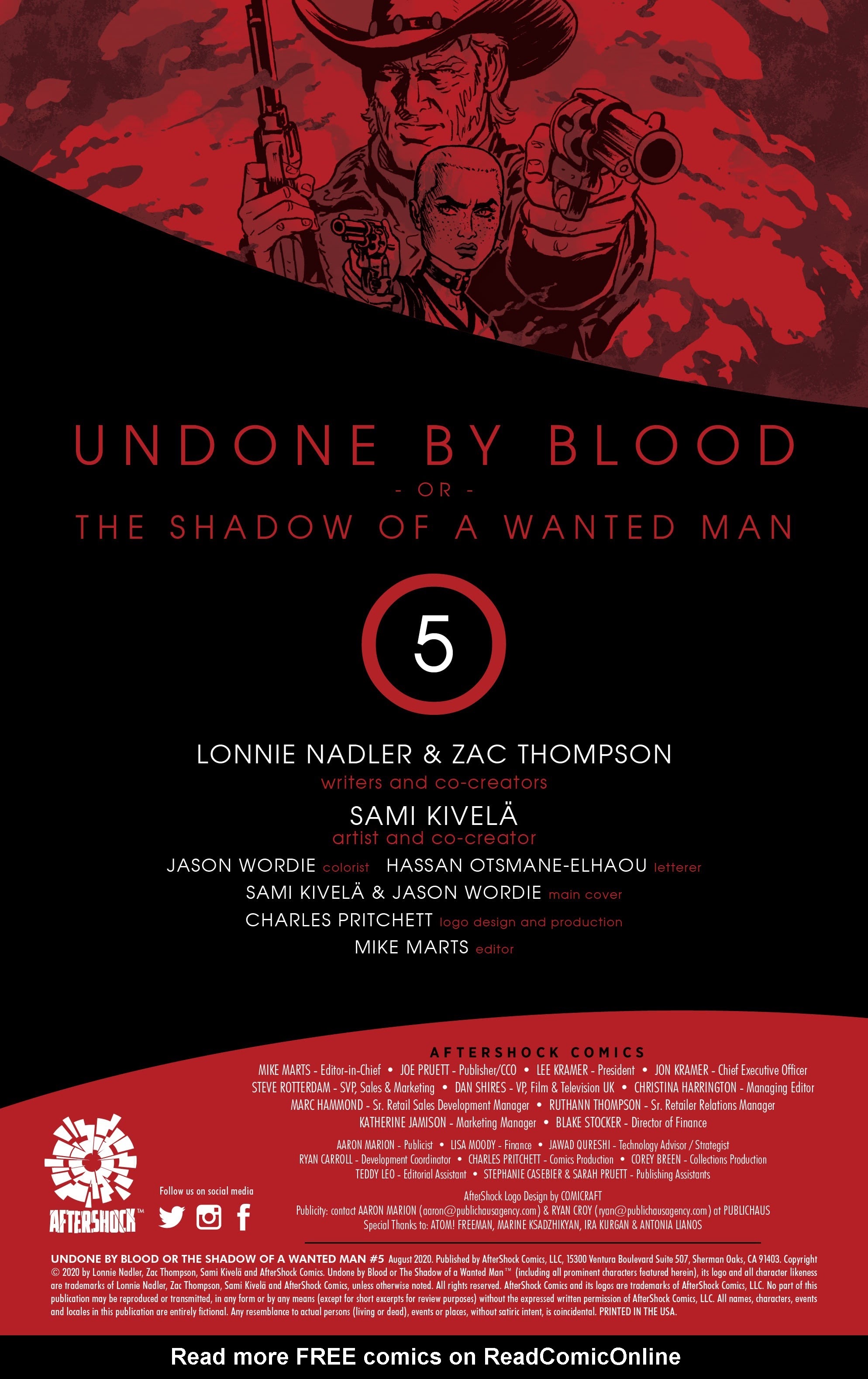 Read online Undone By Blood comic -  Issue #5 - 2