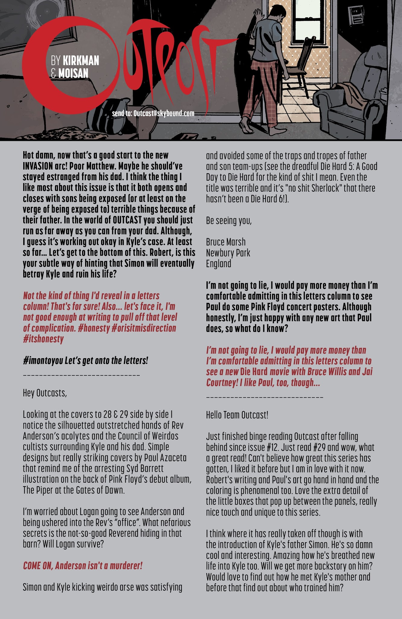 Read online Outcast by Kirkman & Azaceta comic -  Issue #32 - 22