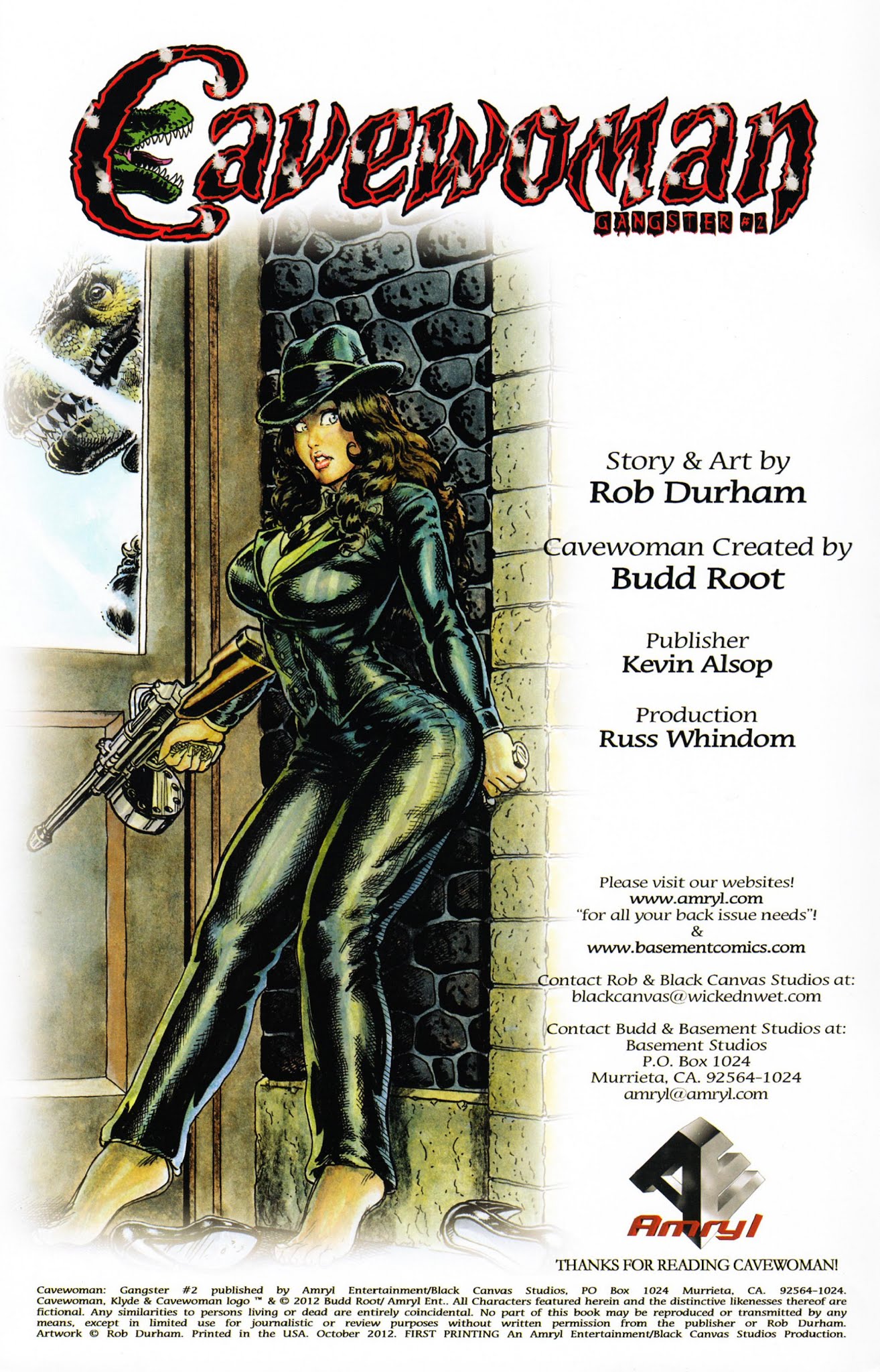 Read online Cavewoman: Gangster comic -  Issue #2 - 2