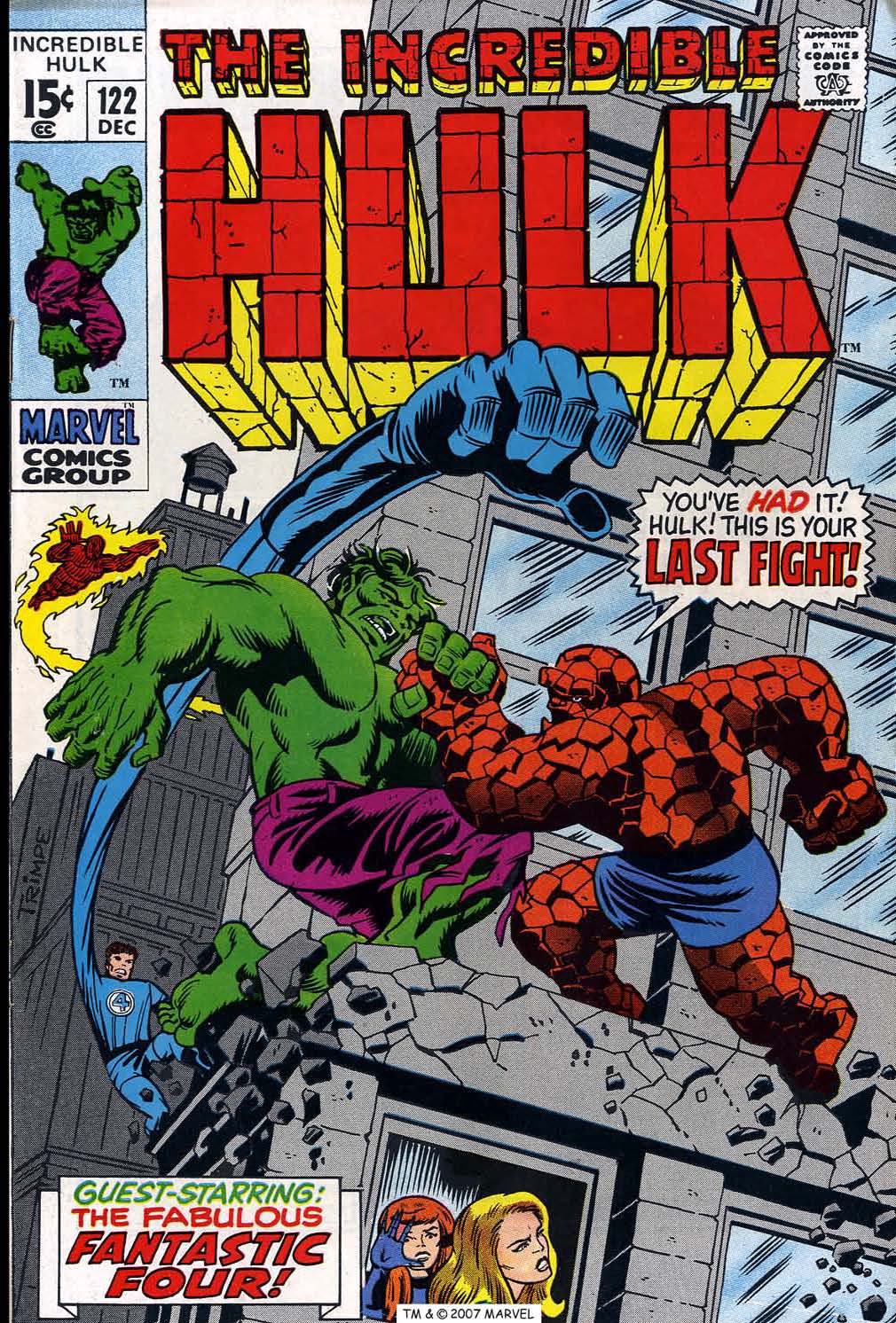 Read online The Incredible Hulk (1968) comic -  Issue #122 - 1