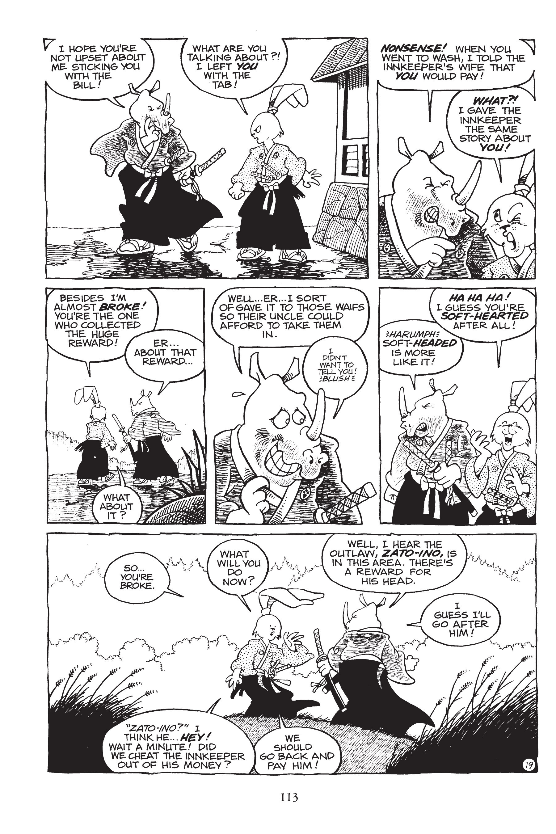 Read online Usagi Yojimbo (1987) comic -  Issue # _TPB 3 - 109