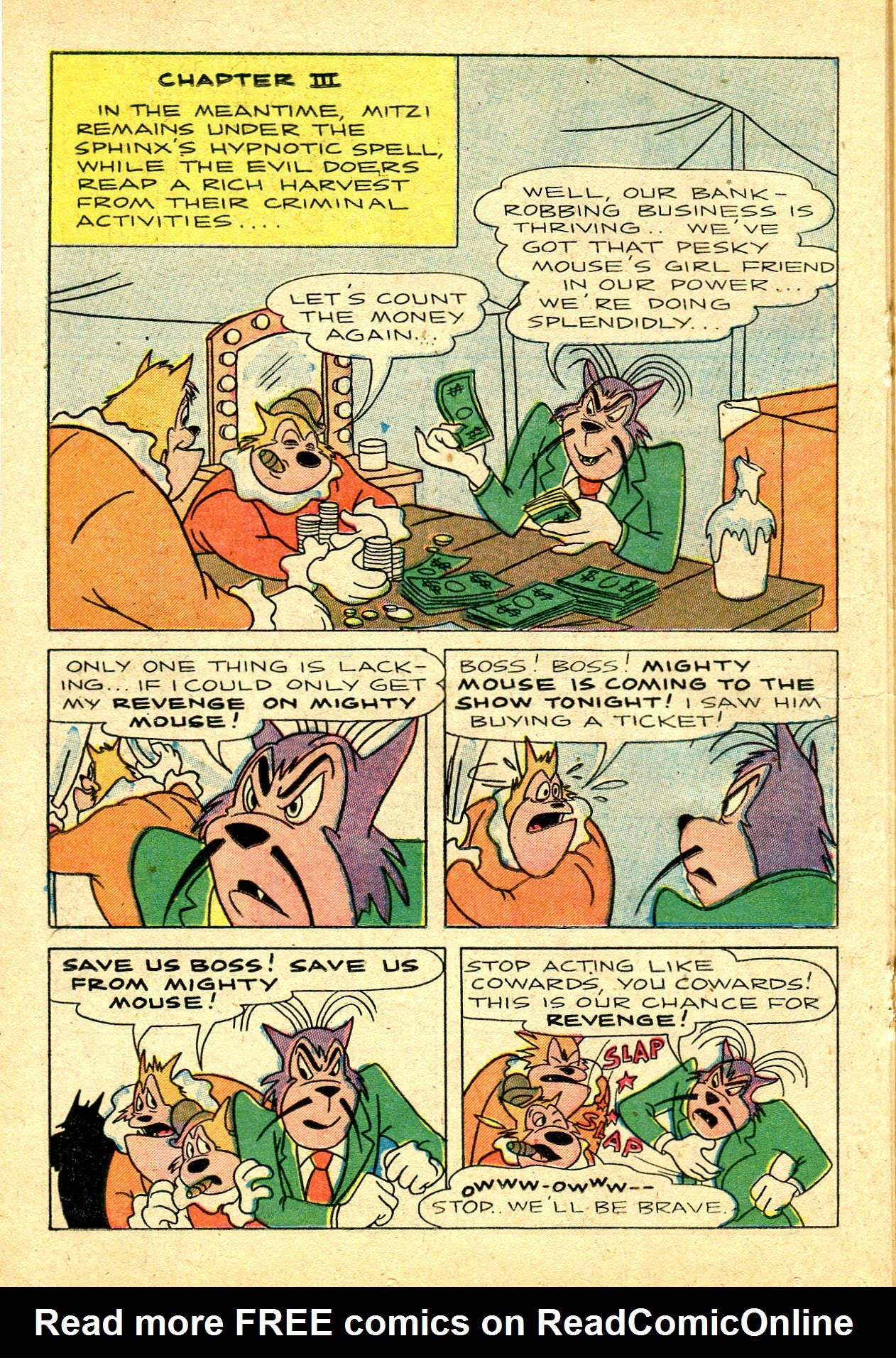 Read online Paul Terry's Mighty Mouse Comics comic -  Issue #44 - 46