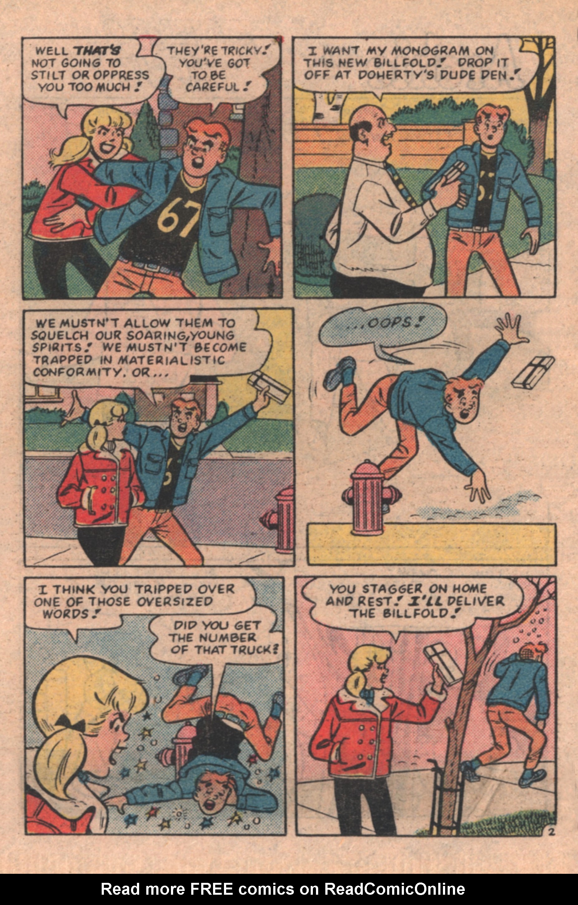Read online Betty and Veronica Digest Magazine comic -  Issue #4 - 98