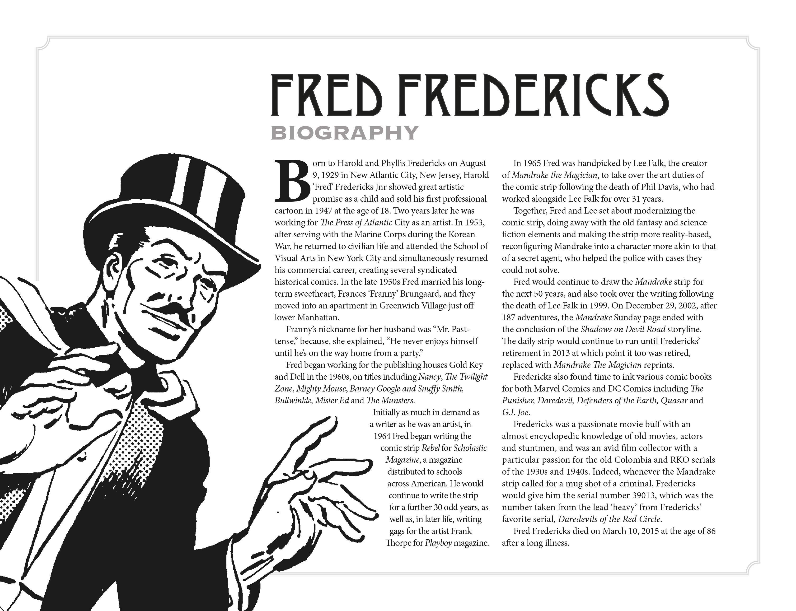 Read online Mandrake the Magician: The Fred Fredricks Sundays comic -  Issue # TPB (Part 3) - 52