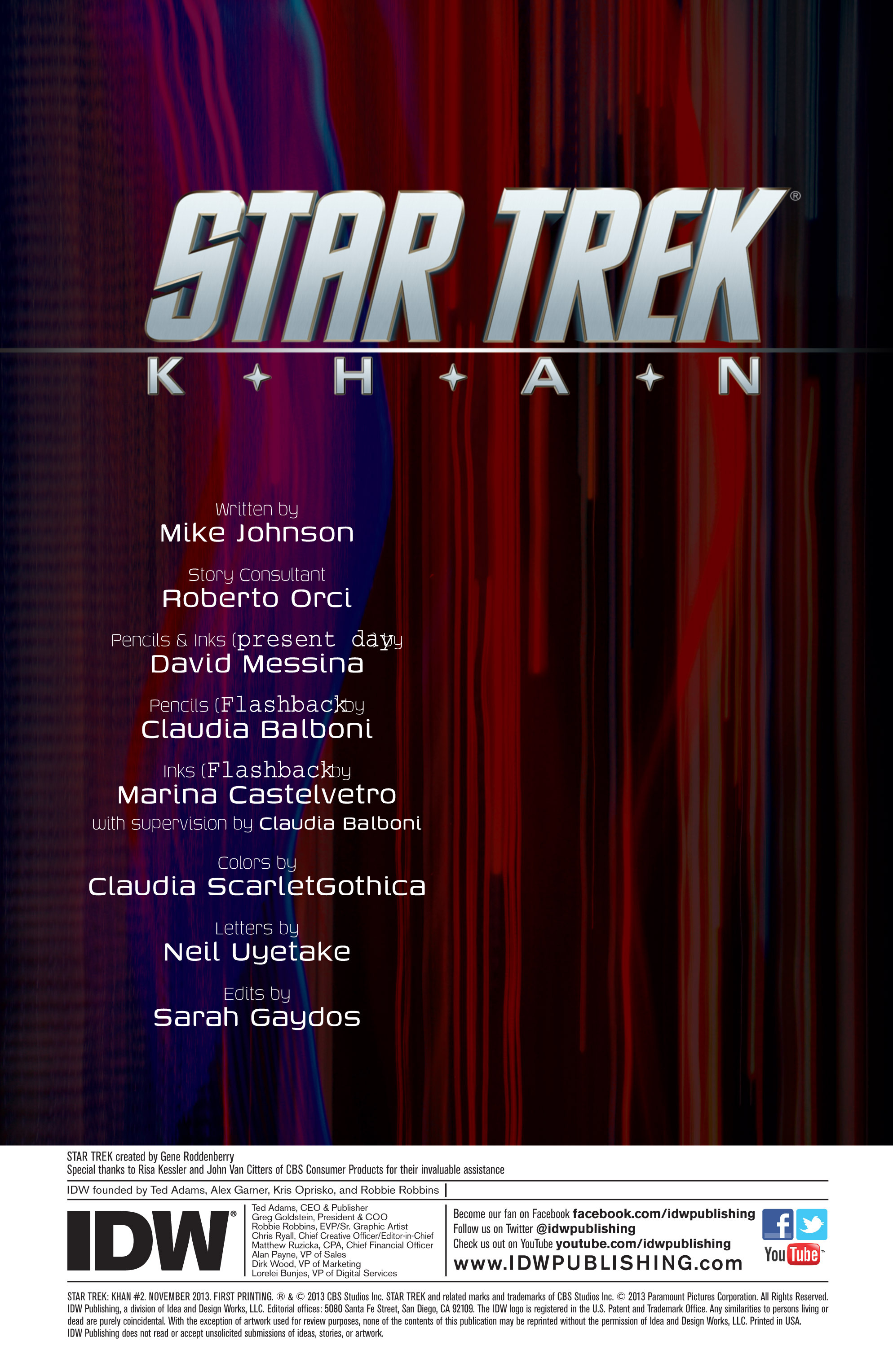 Read online Star Trek: Khan comic -  Issue #2 - 2