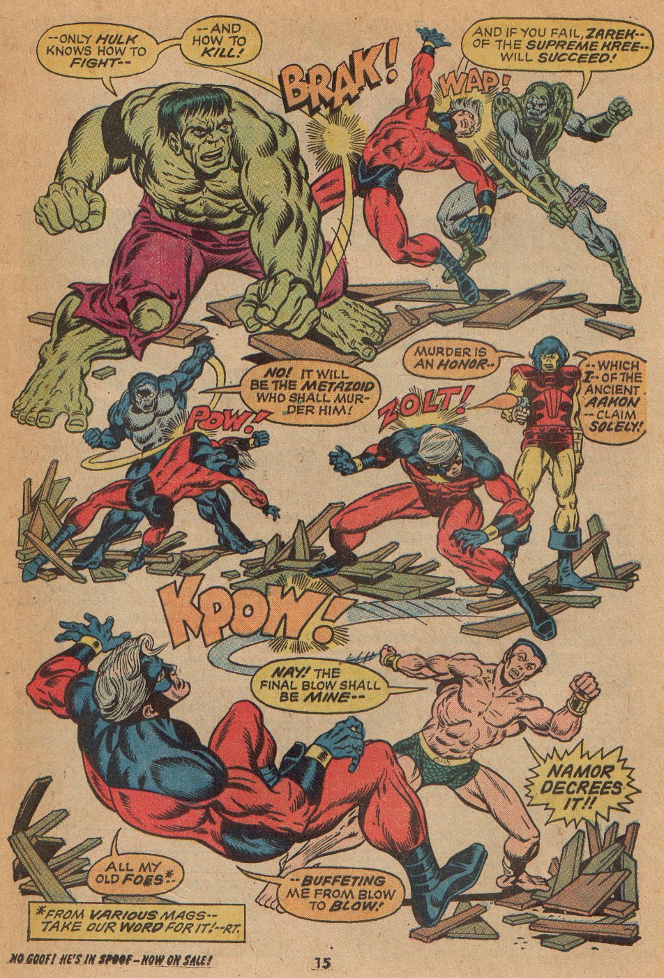 Read online Captain Marvel (1968) comic -  Issue #25 - 12