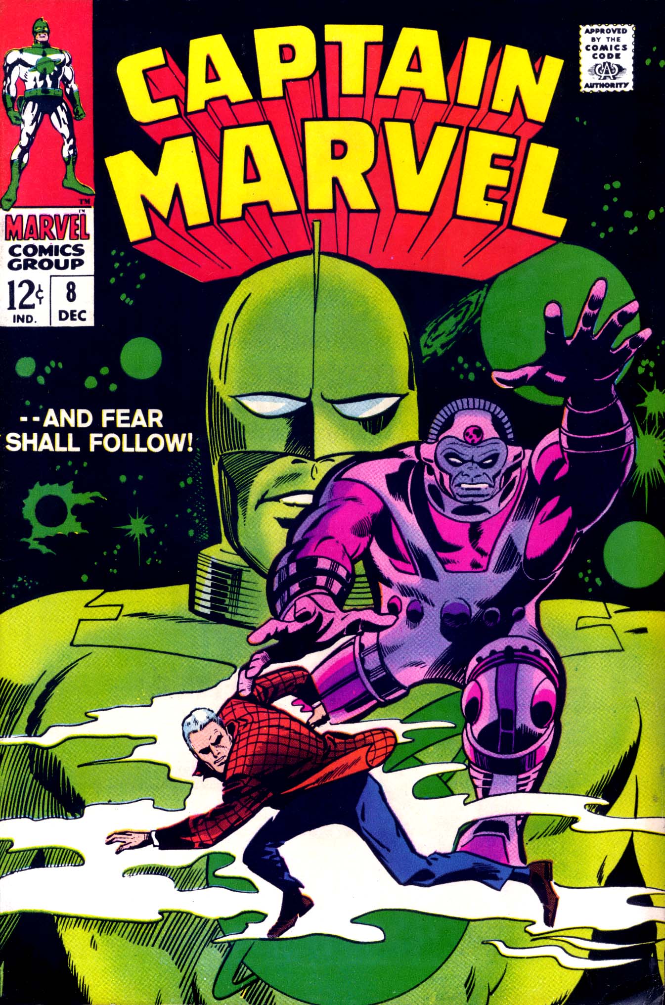 Read online Captain Marvel (1968) comic -  Issue #8 - 1