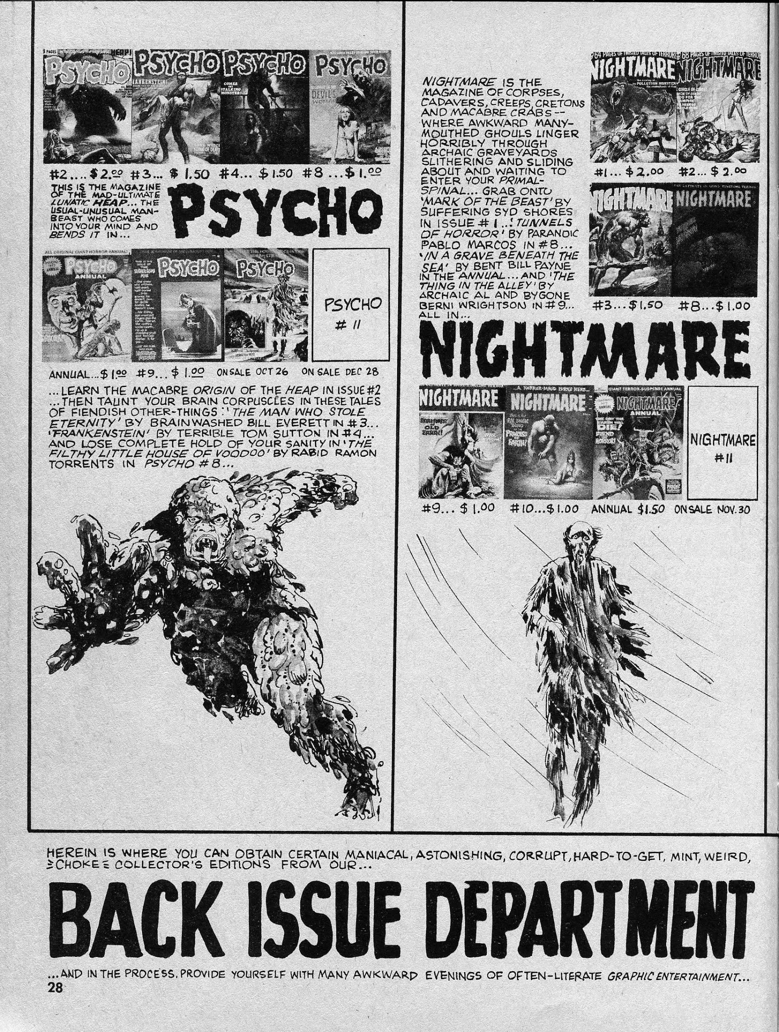 Read online Nightmare (1970) comic -  Issue #10 - 28