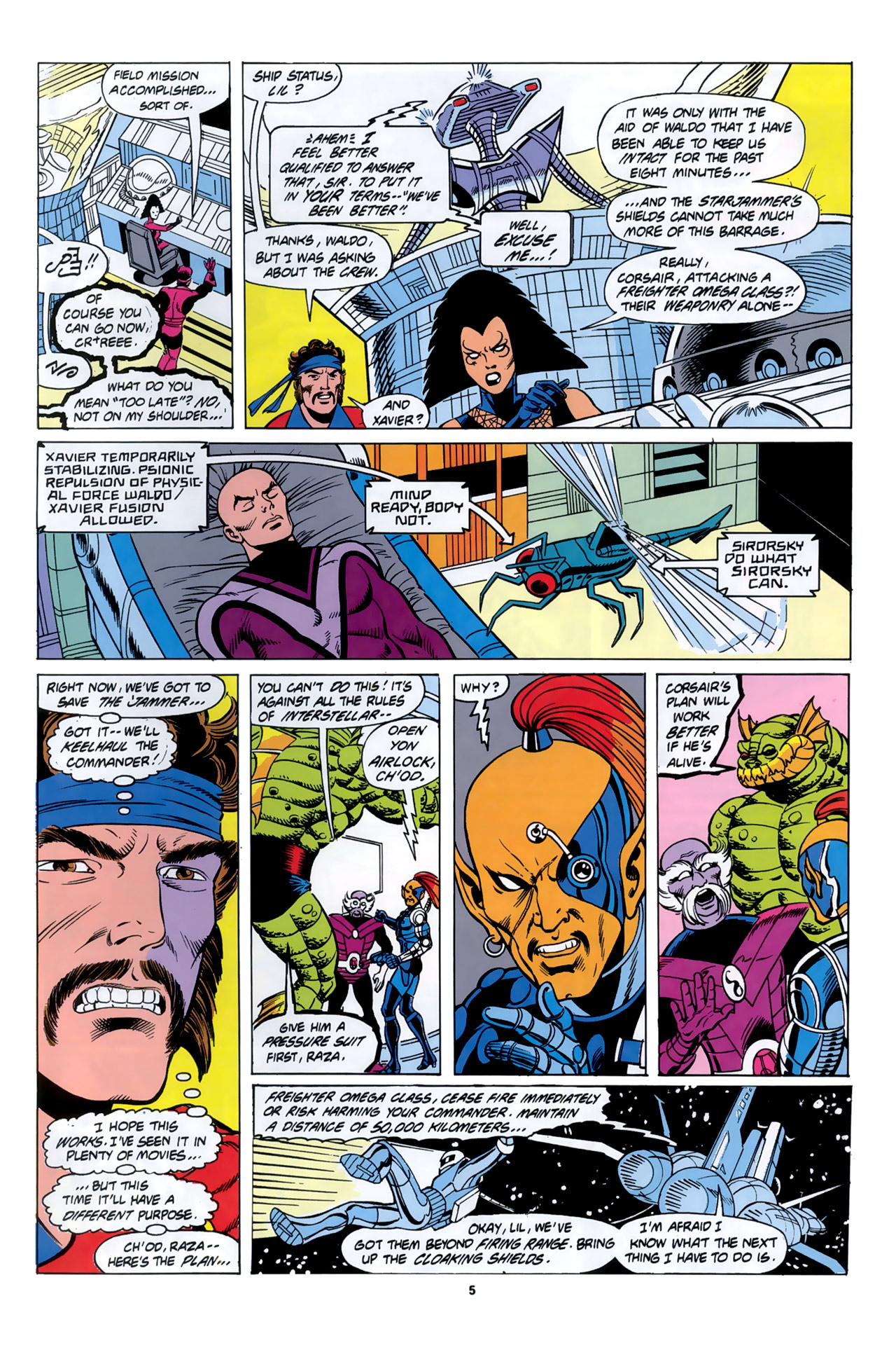 Read online X-Men Spotlight On...Starjammers comic -  Issue #1 - 7