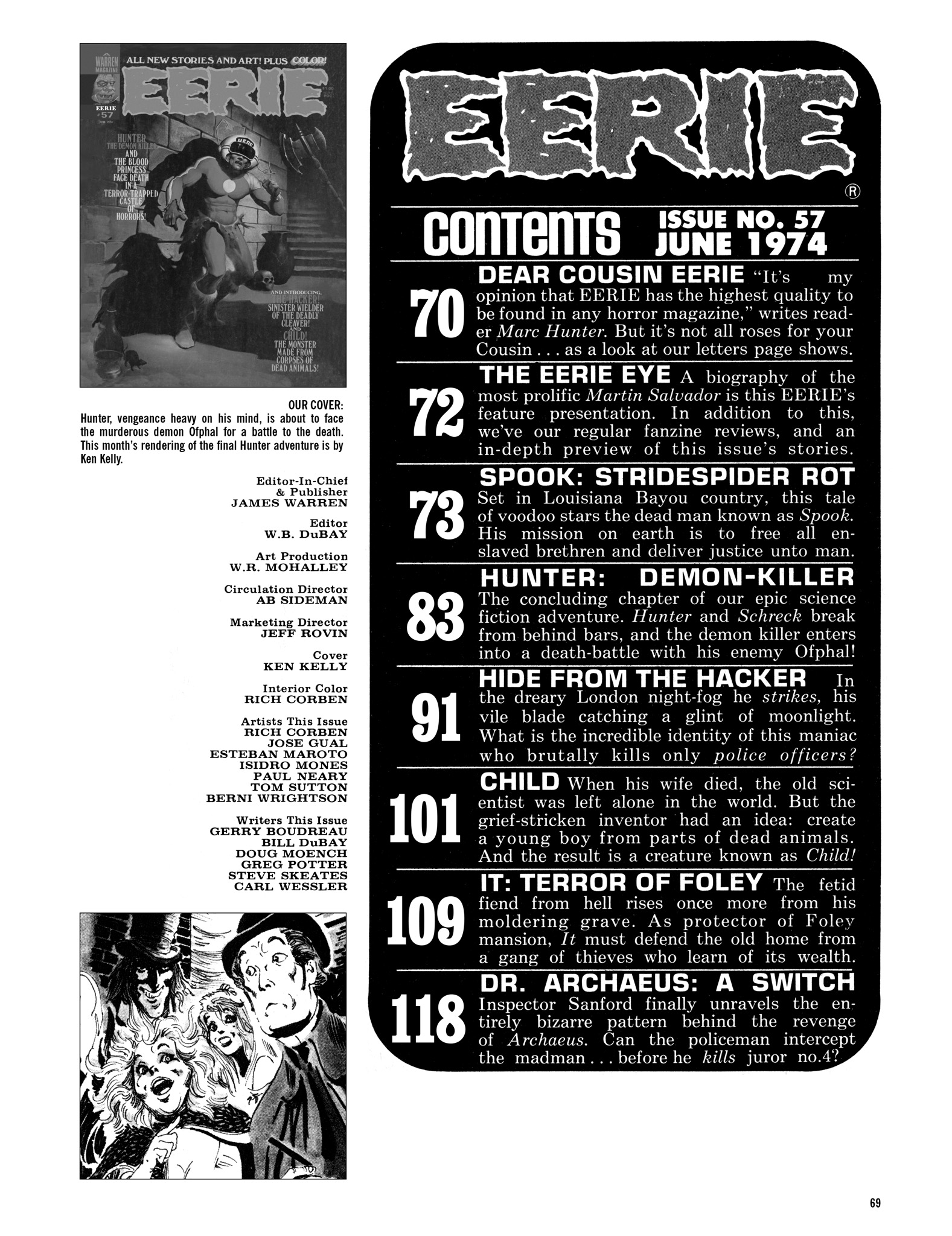 Read online Eerie Archives comic -  Issue # TPB 12 - 70